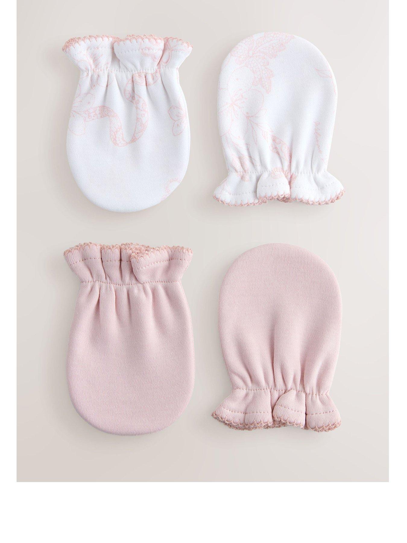 Ted Baker: Baby Girls 2-Pack Mittens - Pink