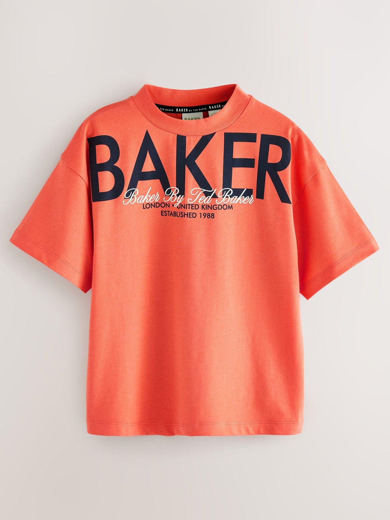 Ted Baker Boys 1988 Back Print Graphic T-Shirt - Red