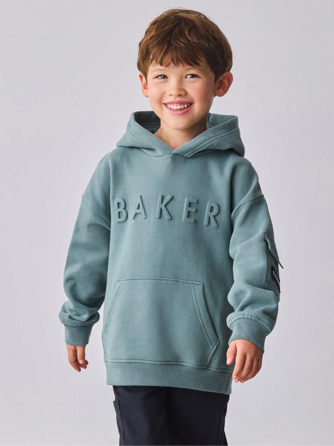 Ted Baker Younger Boys Logo Hoodie - Blue
