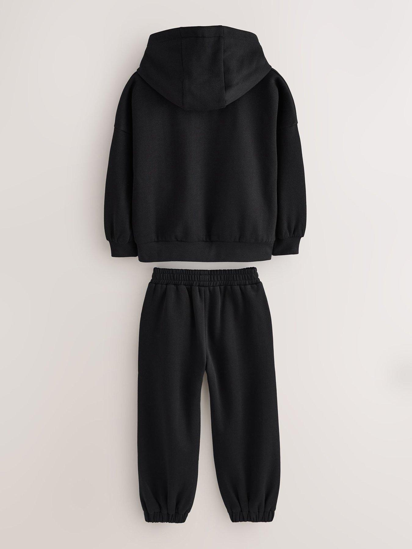 Image 3 of 7 of Ted Baker Boys Gold Logo Sweat Set - Black