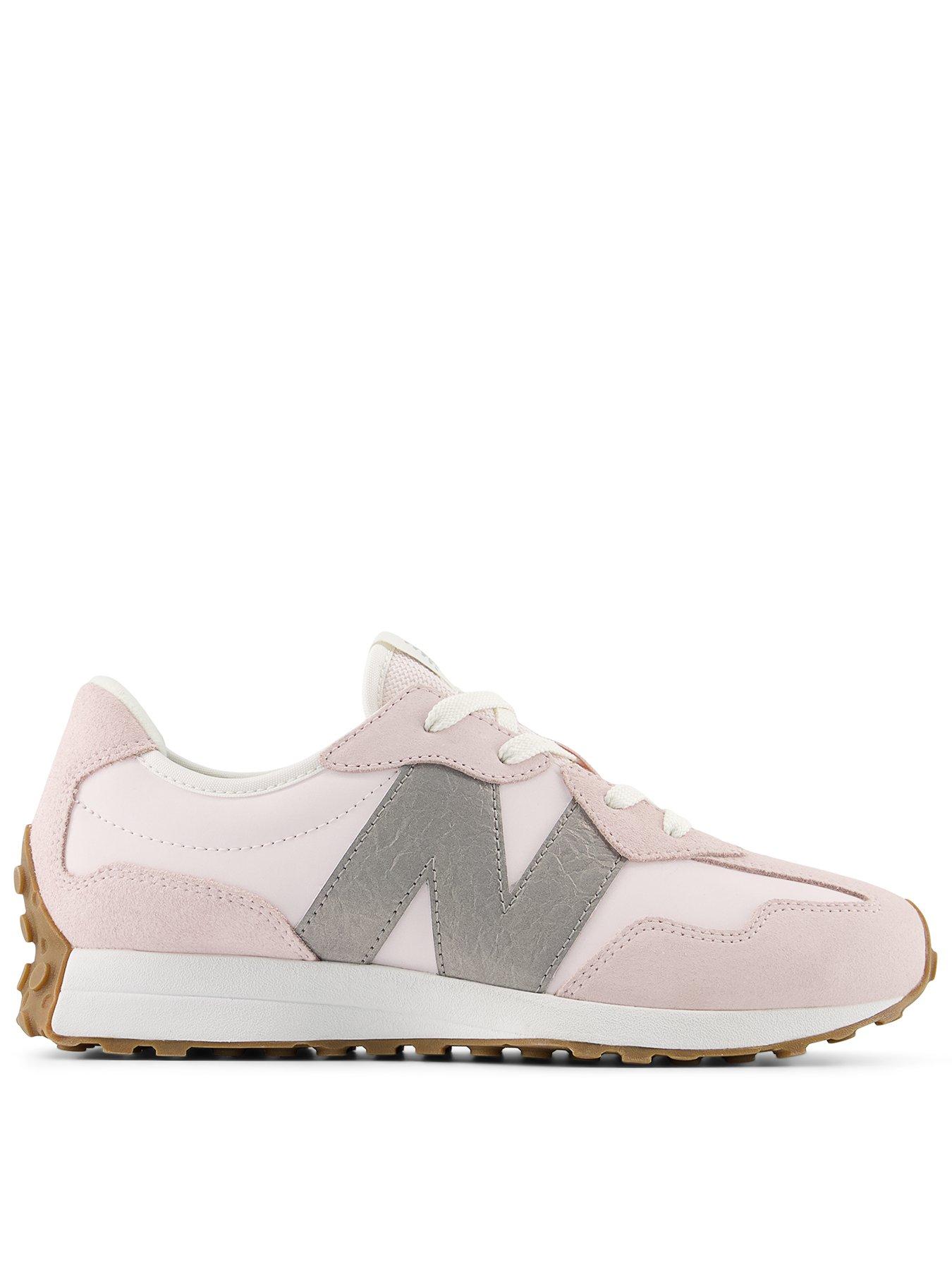 New Balance Junior 327 Trainer, Pink, Size 3 Older