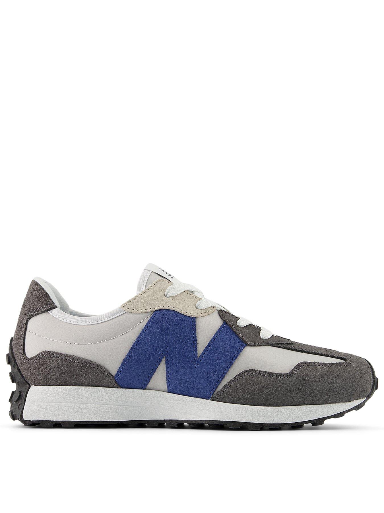 New Balance Junior 327 Trainer, Blue, Size 3 Older