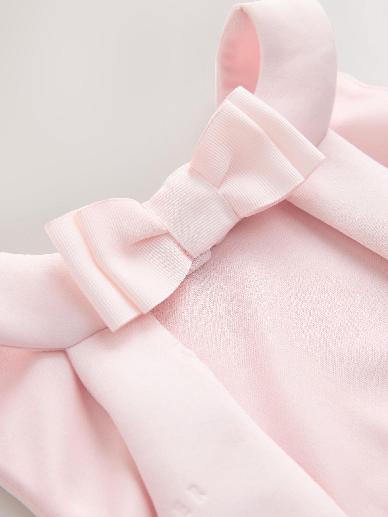 Image 7 of 7 of Ted Baker Older Girls Bow Frill Hem Dress - Pink