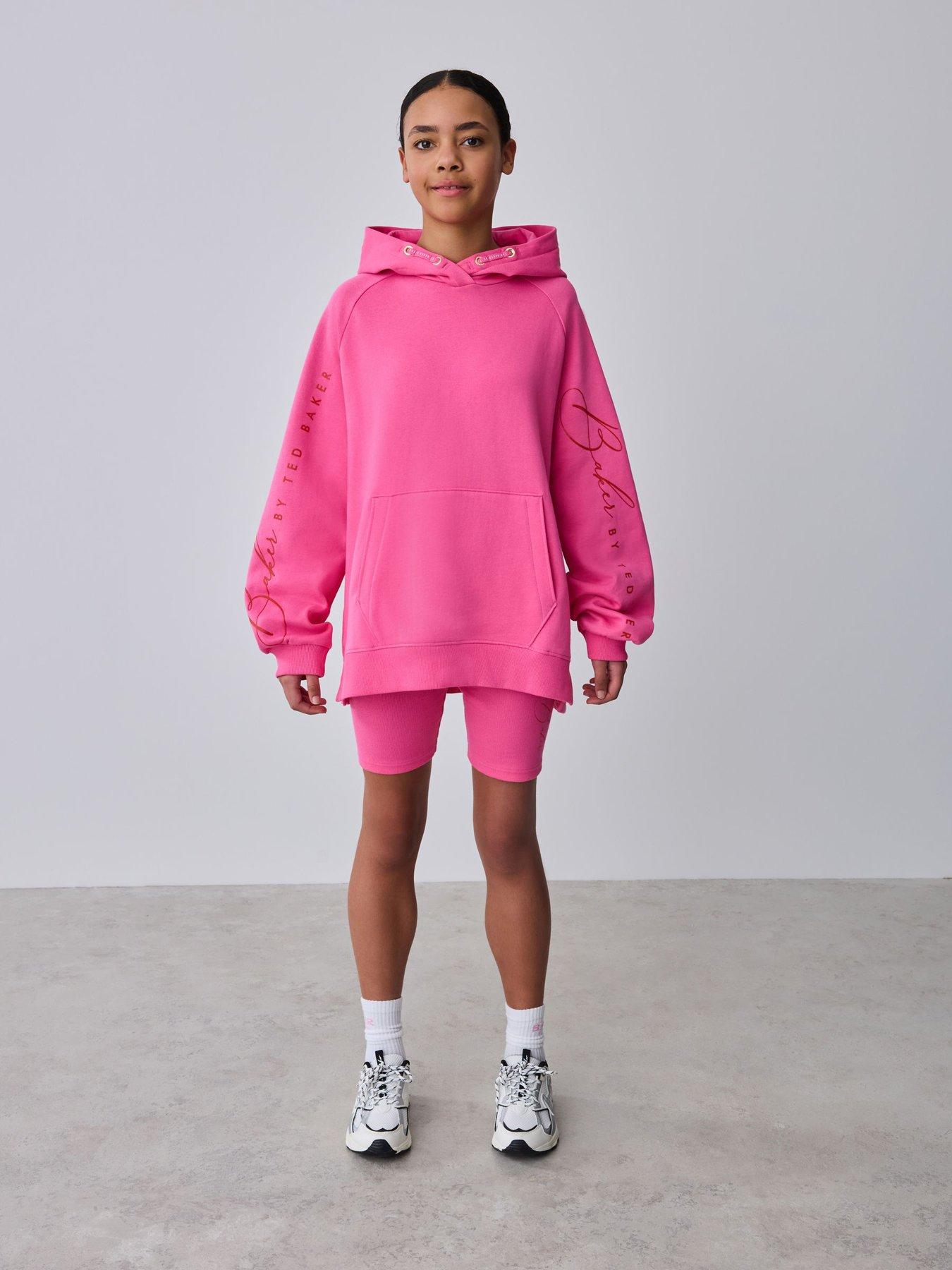 Ted Baker Older Girls Logo Hoodie Set - Pink