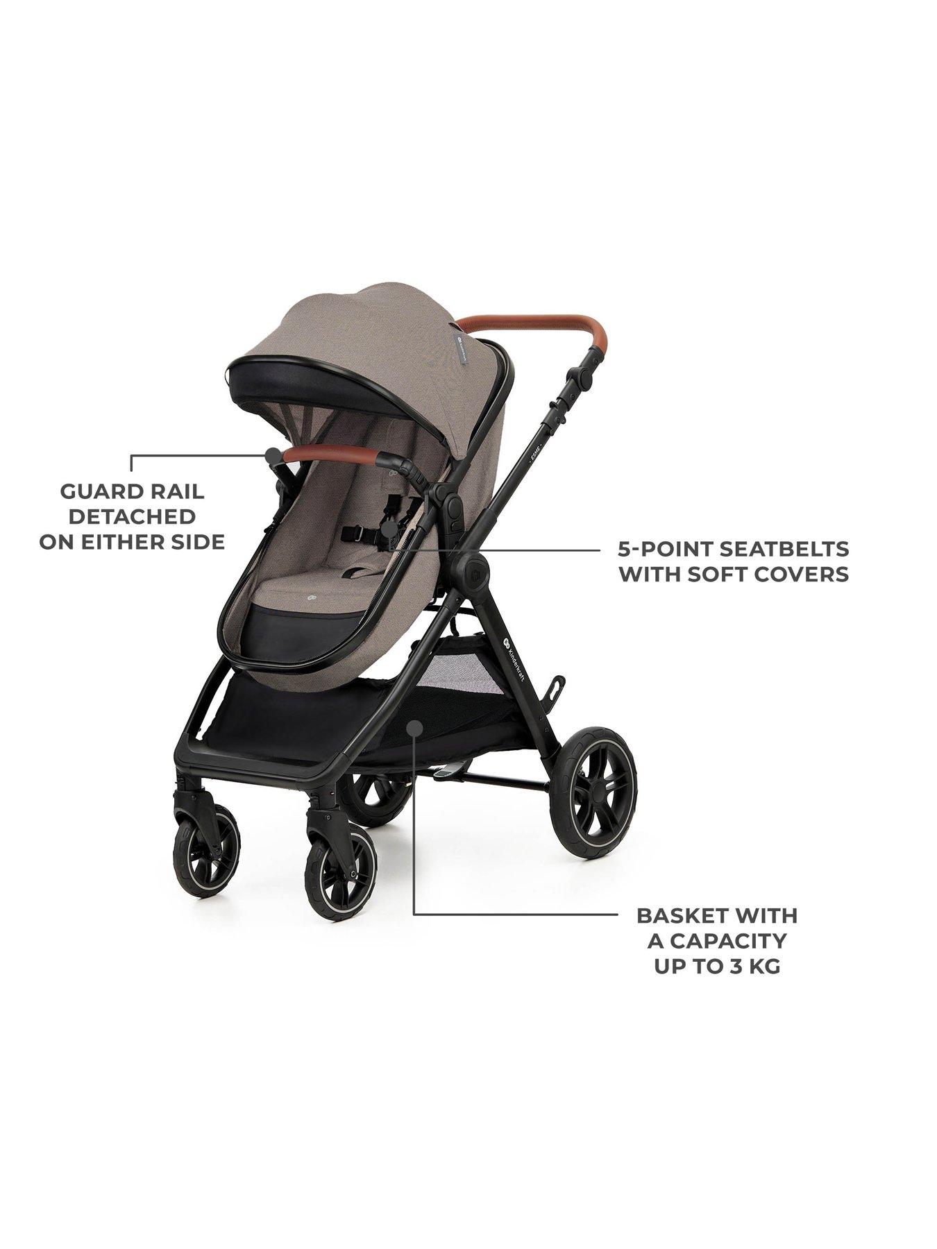 Image 4 of 8 of Kinderkraft ESME PRO 3-in-1 Travel System - Beige