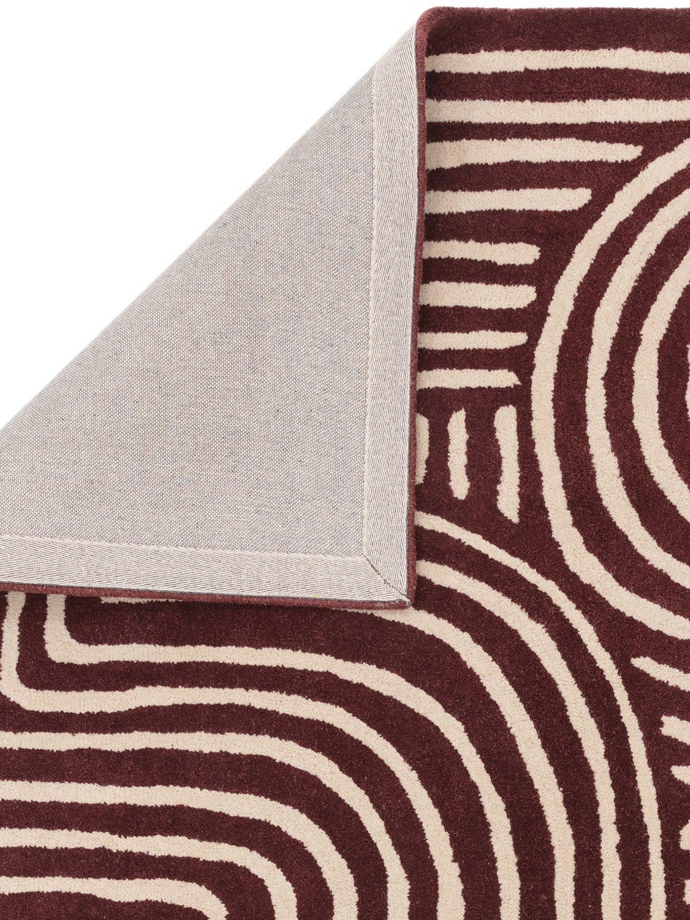 Asiatic Reef Curve Rug - Plum, | Very