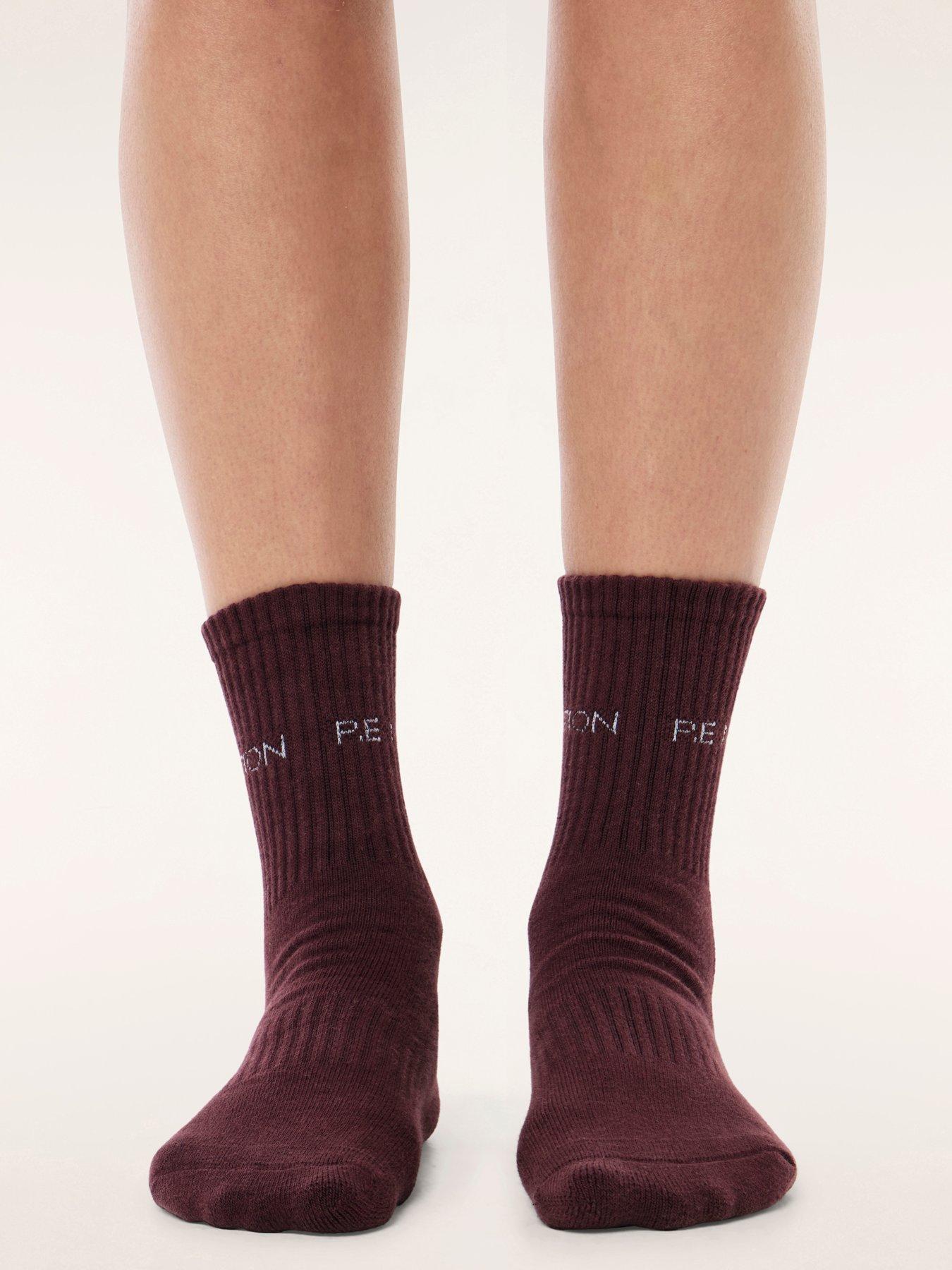 Image 3 of 3 of P.E Nation Womens Training Signature Socks - Red