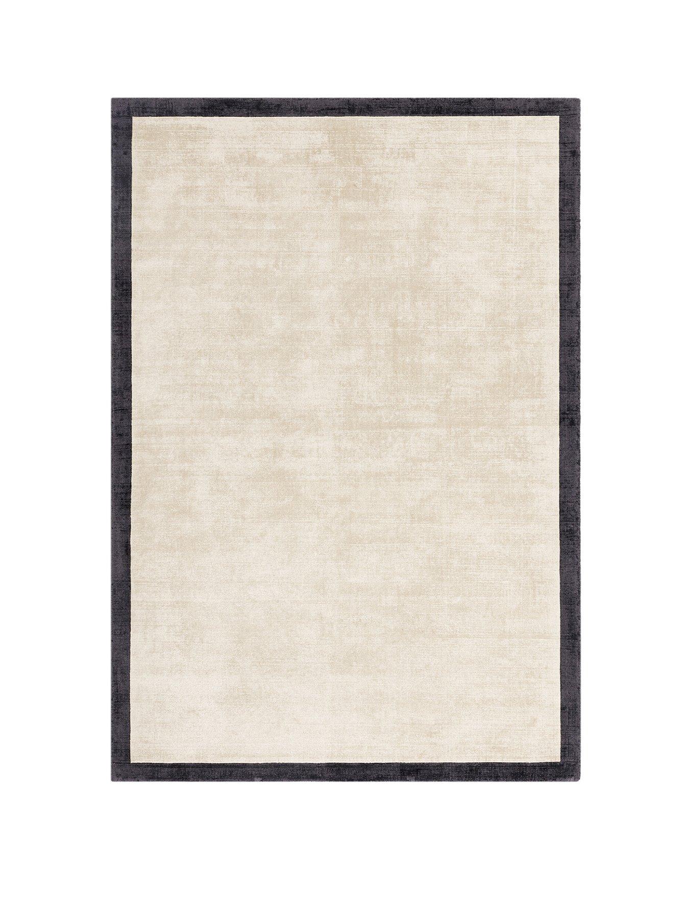Image 2 of 7 of Asiatic Blade Border Rug - Putty