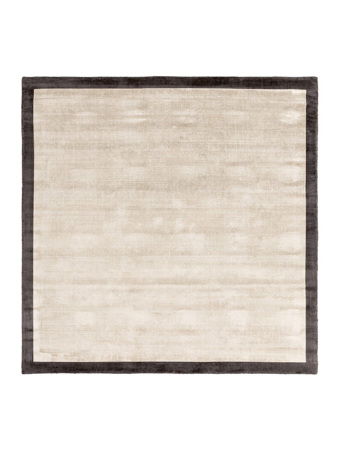 Image 3 of 7 of Asiatic Blade Border Rug - Putty