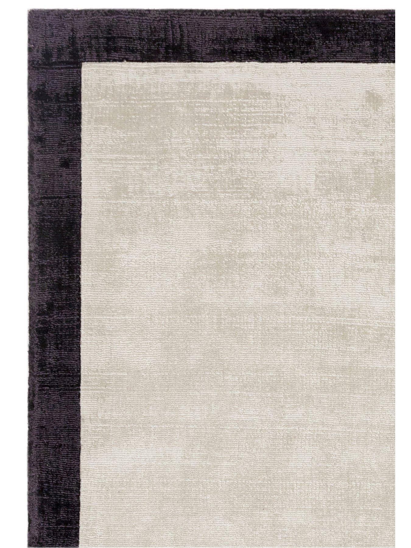 Image 4 of 7 of Asiatic Blade Border Rug - Putty