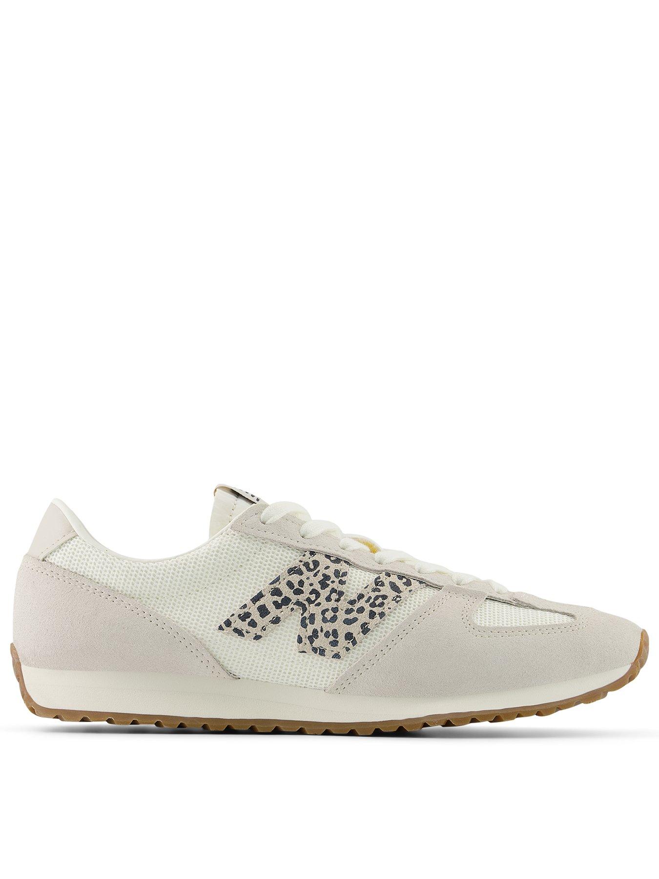 New Balance: Womens 471 Trainer - White/Leopard