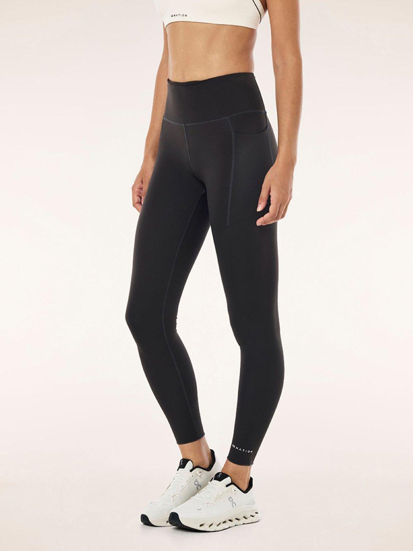 P.E Nation Womens Training Recalibrate Full Length Legging - Grey