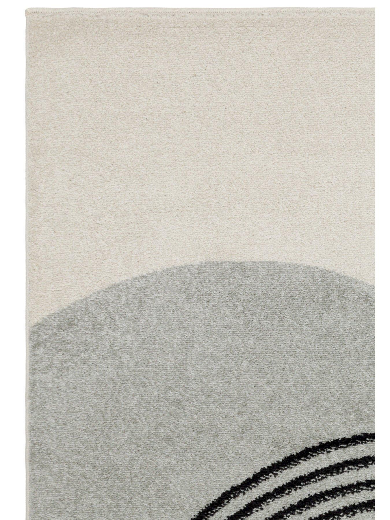 Image 4 of 6 of Asiatic Muse Retro Rug - Grey