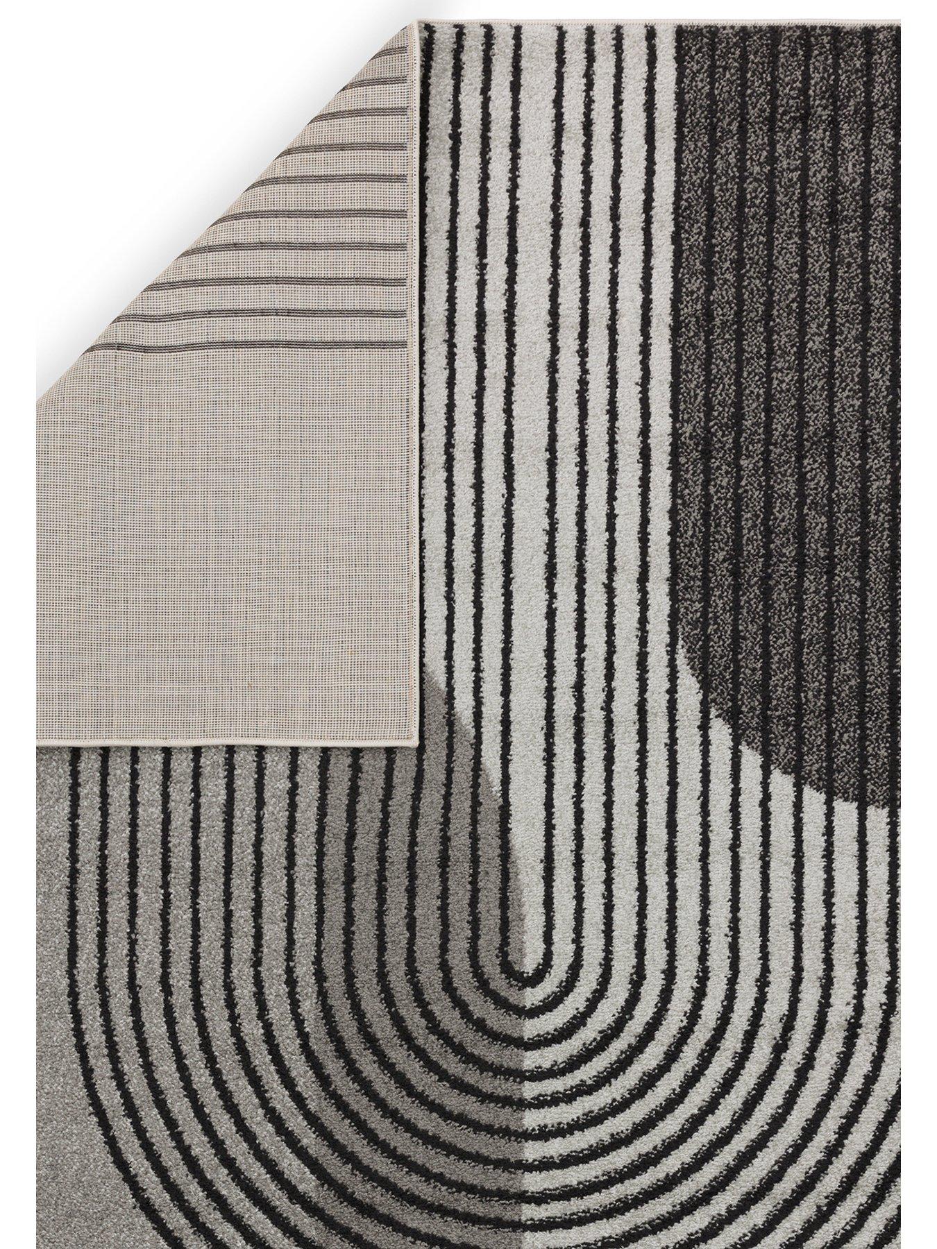 Image 5 of 6 of Asiatic Muse Retro Rug - Grey