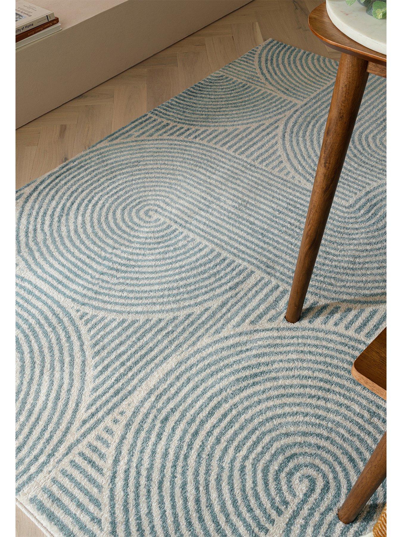 Asiatic Muse Swirl Rug - Blue | Very