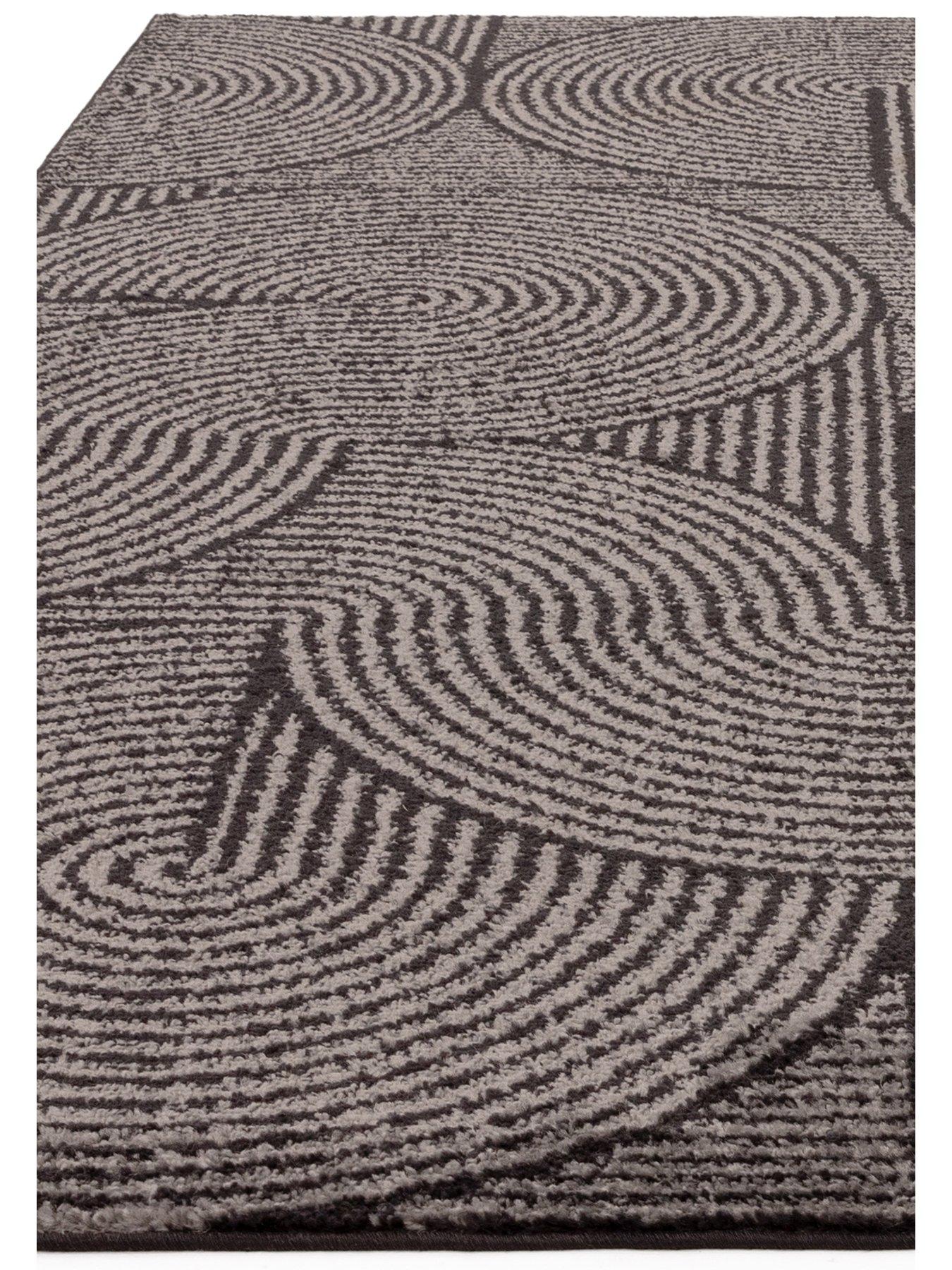 Asiatic Muse Swirl Rug - Charcoal | Very