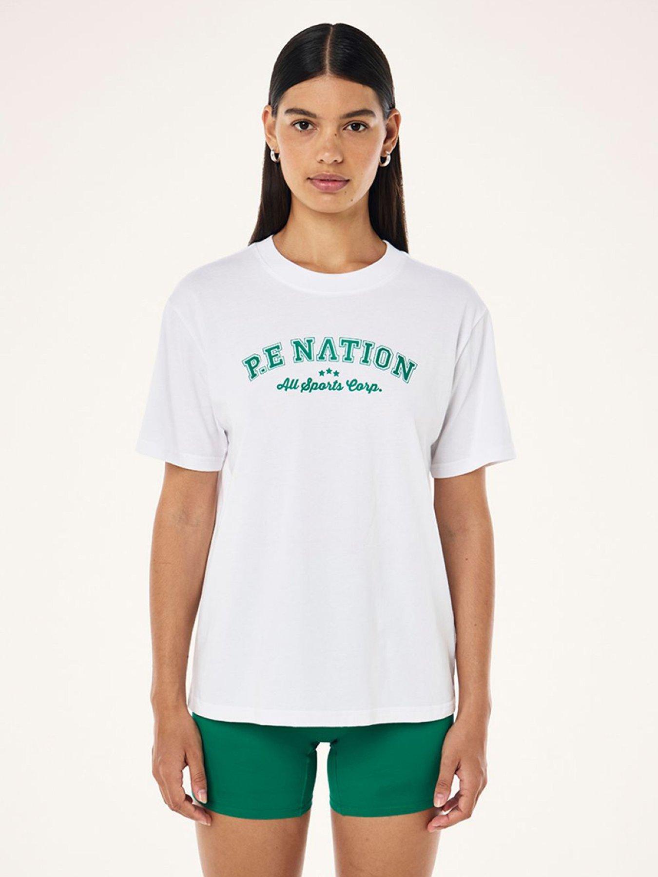 P.E Nation Womens Training Dynamic Tee - White