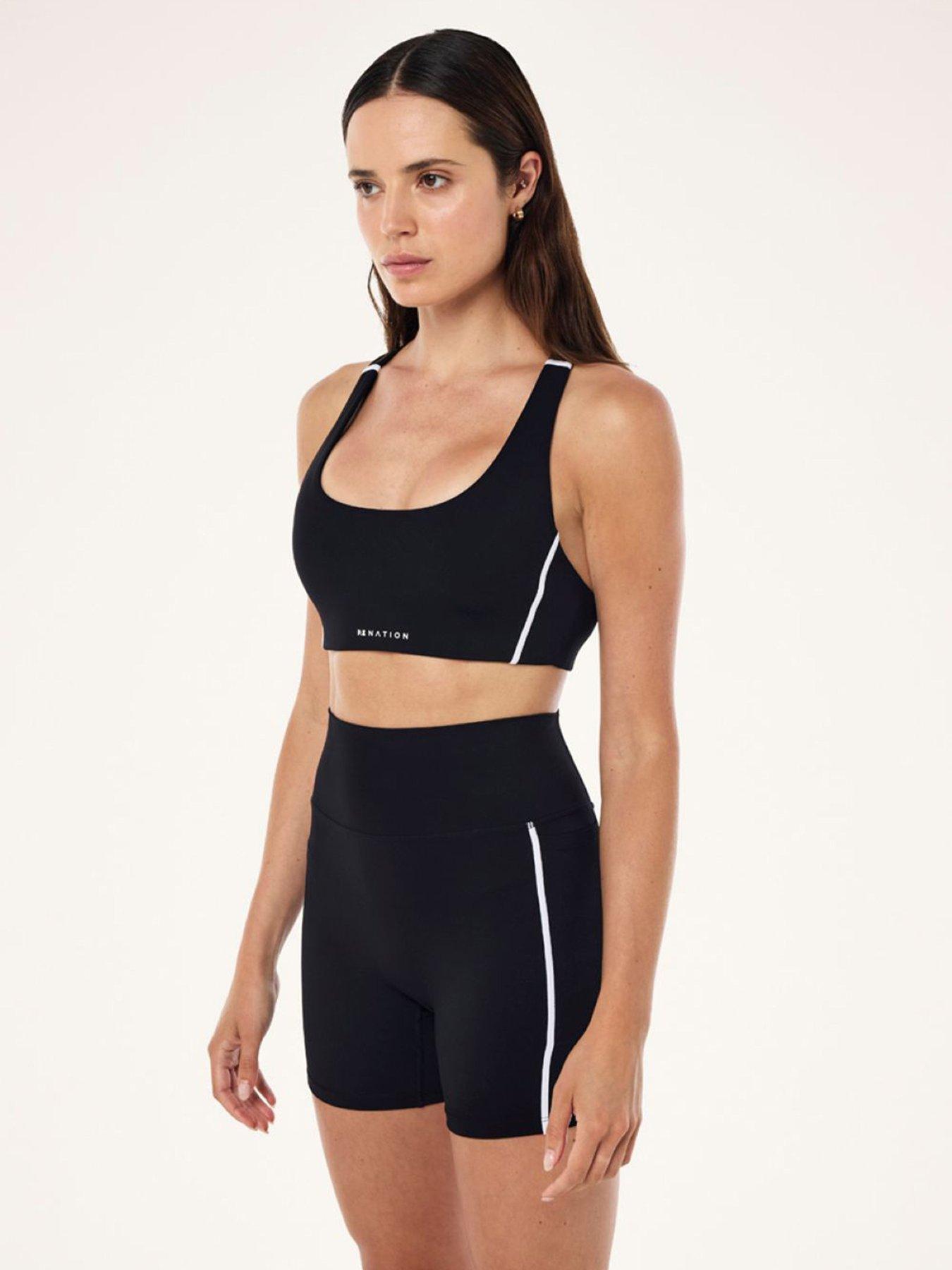 P.E Nation Womens Training Dynamic Sports Bra - Black