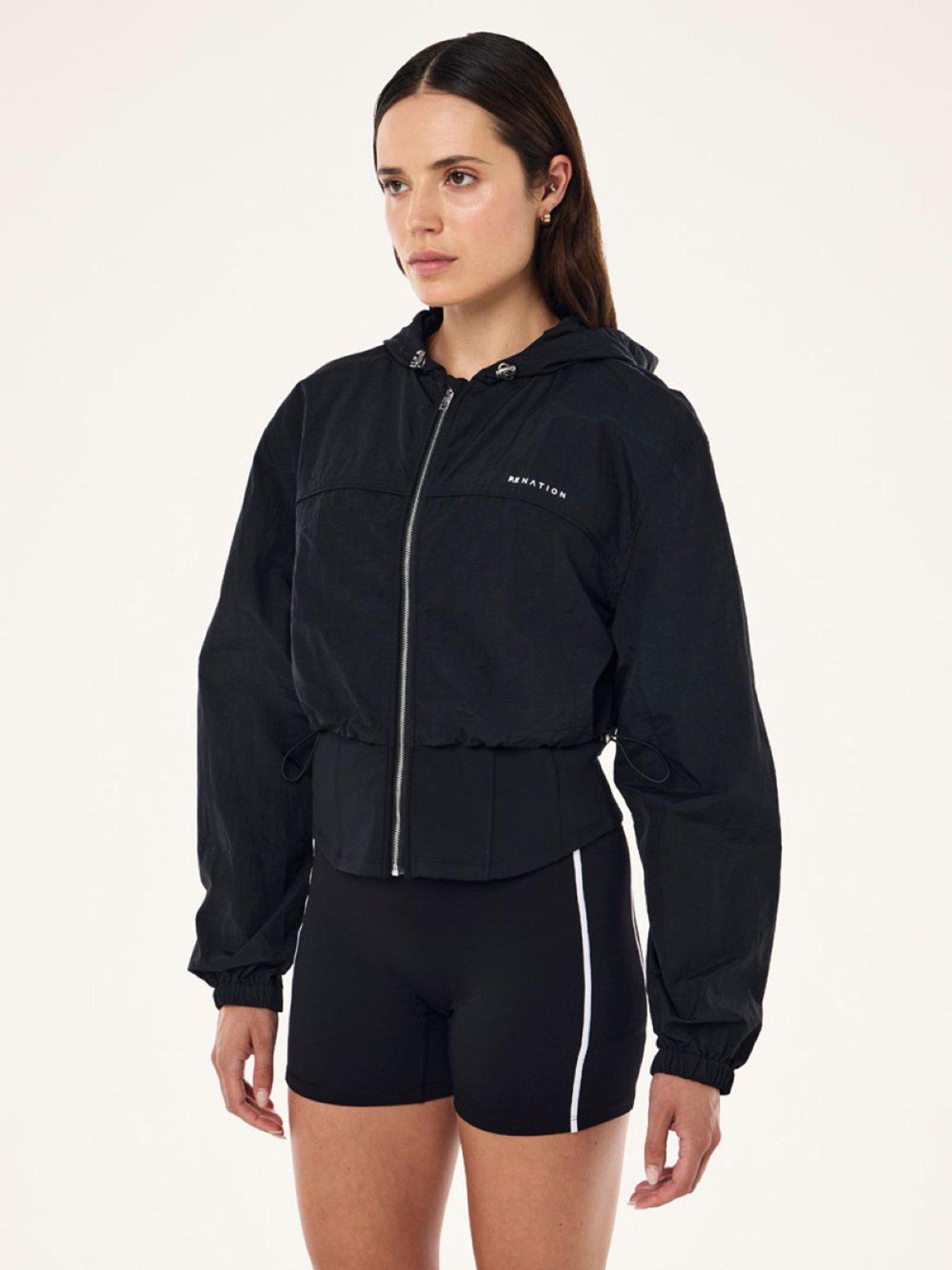 P.E Nation Womens Training Dash Jacket - Black