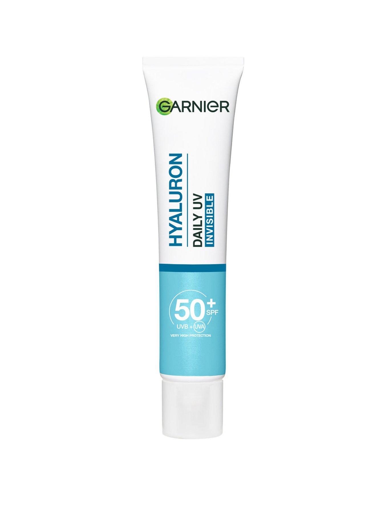 Garnier Hyaluron Barrier Protect Daily Uv Fluid with SPF50+. Approved Cruelty free, Vegan - 40ML