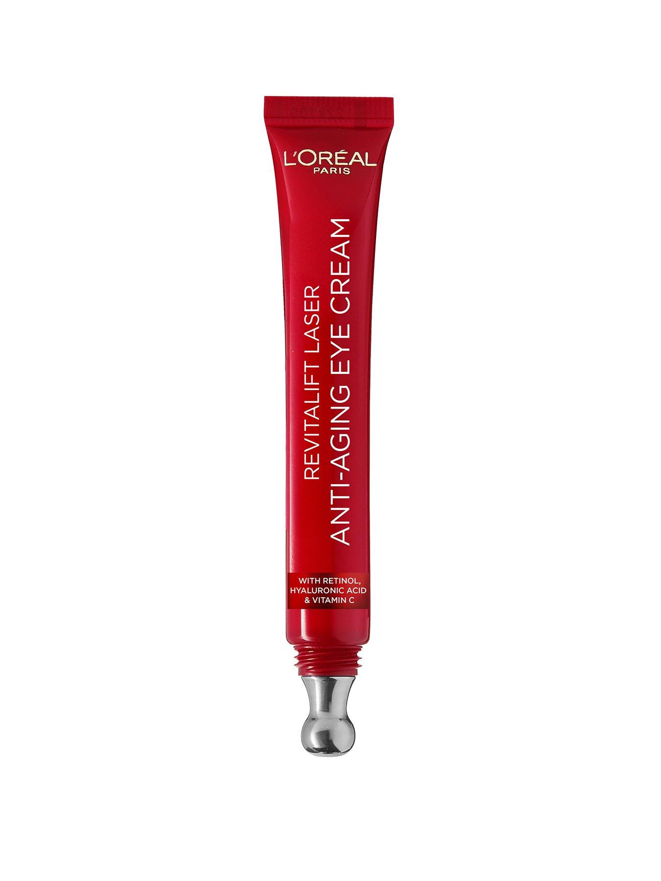 Image 1 of 7 of L'Oreal Paris Laser Renew Anti-Ageing Triple Action Eye Cream, Smooth Wrinkles and Target Eye Bags, Pro-Retinol, Hyaluronic Acid and Vitamin C, 15ml