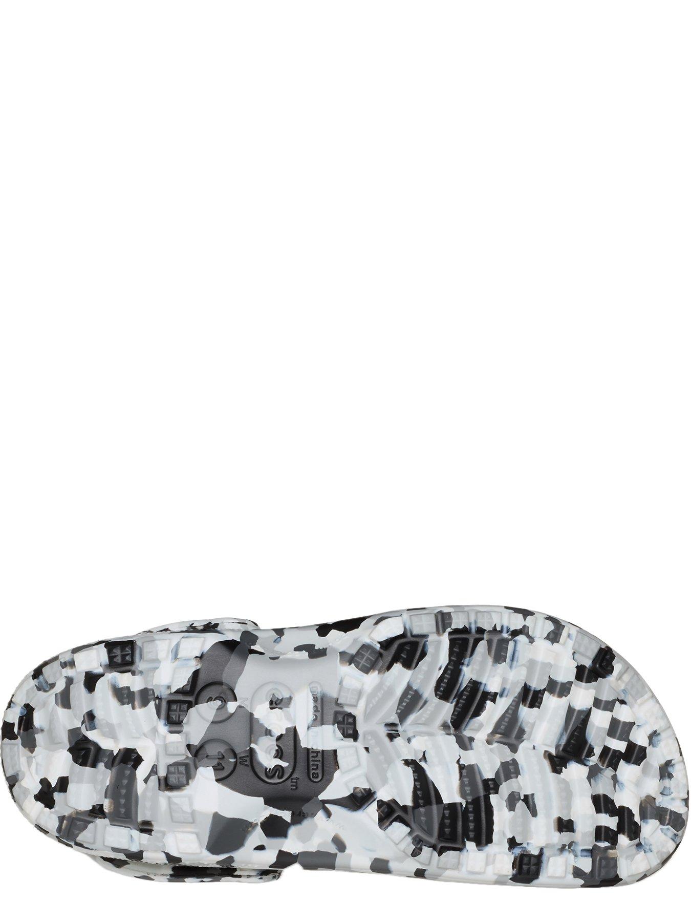 Image 5 of 6 of Crocs Men's Classic Confetti Clog Sandal - Black/White