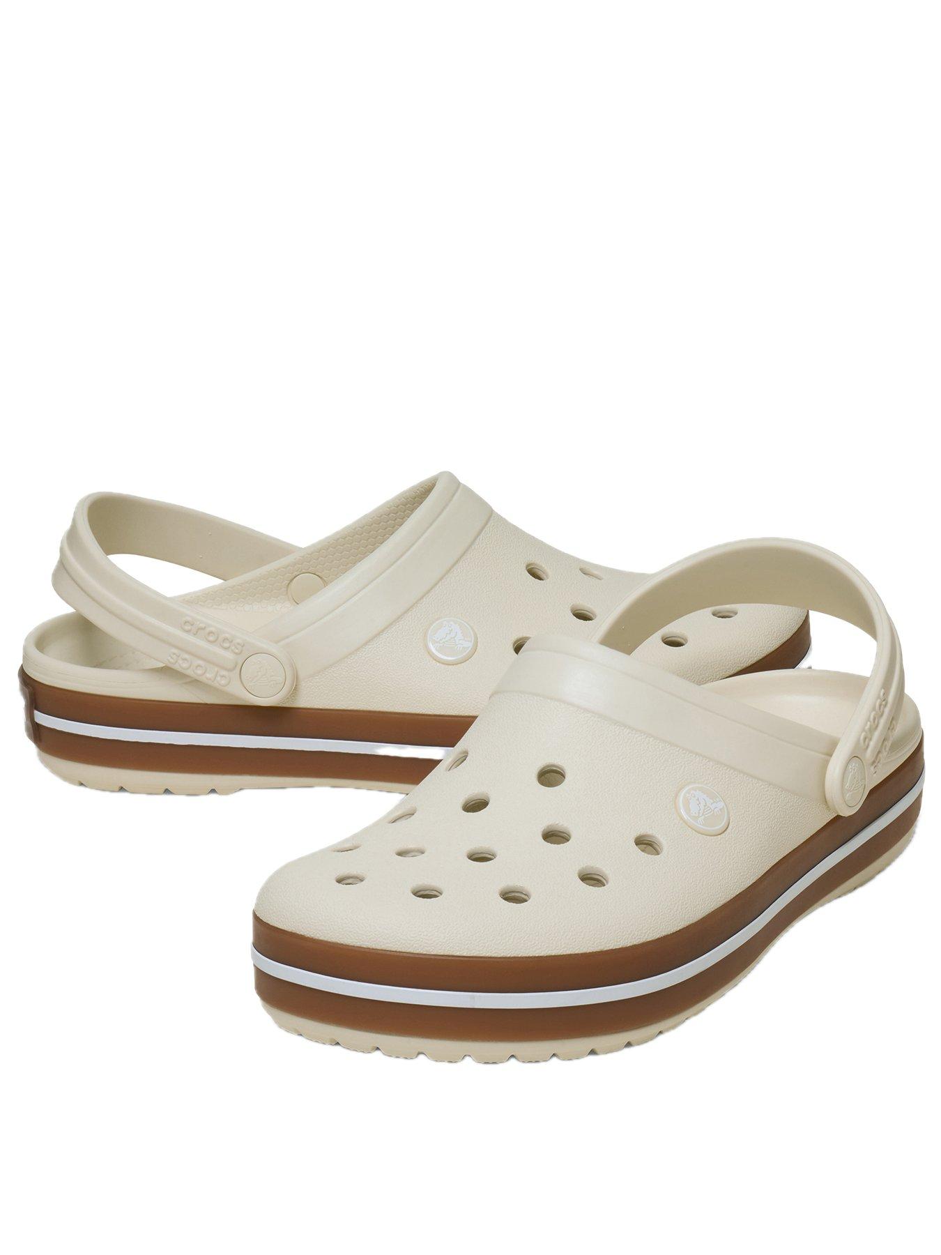 Image 2 of 5 of Crocs Men's Crocband Gum Clog Sandal - White