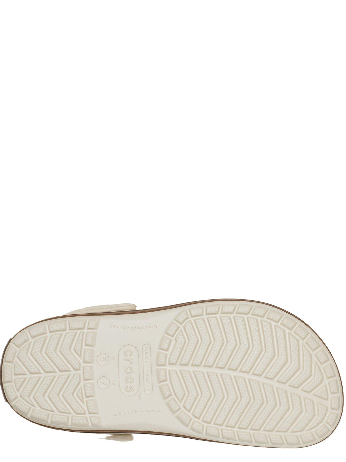 Image 4 of 5 of Crocs Men's Crocband Gum Clog Sandal - White