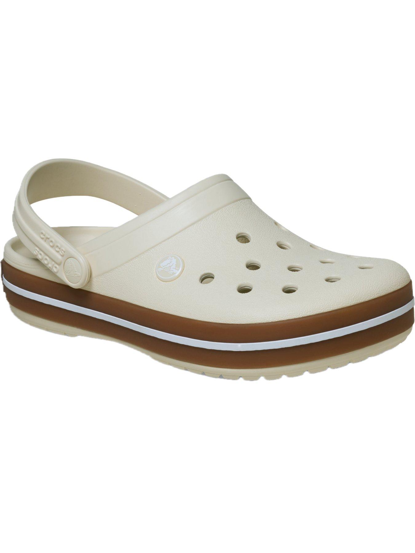 Image 5 of 5 of Crocs Men's Crocband Gum Clog Sandal - White