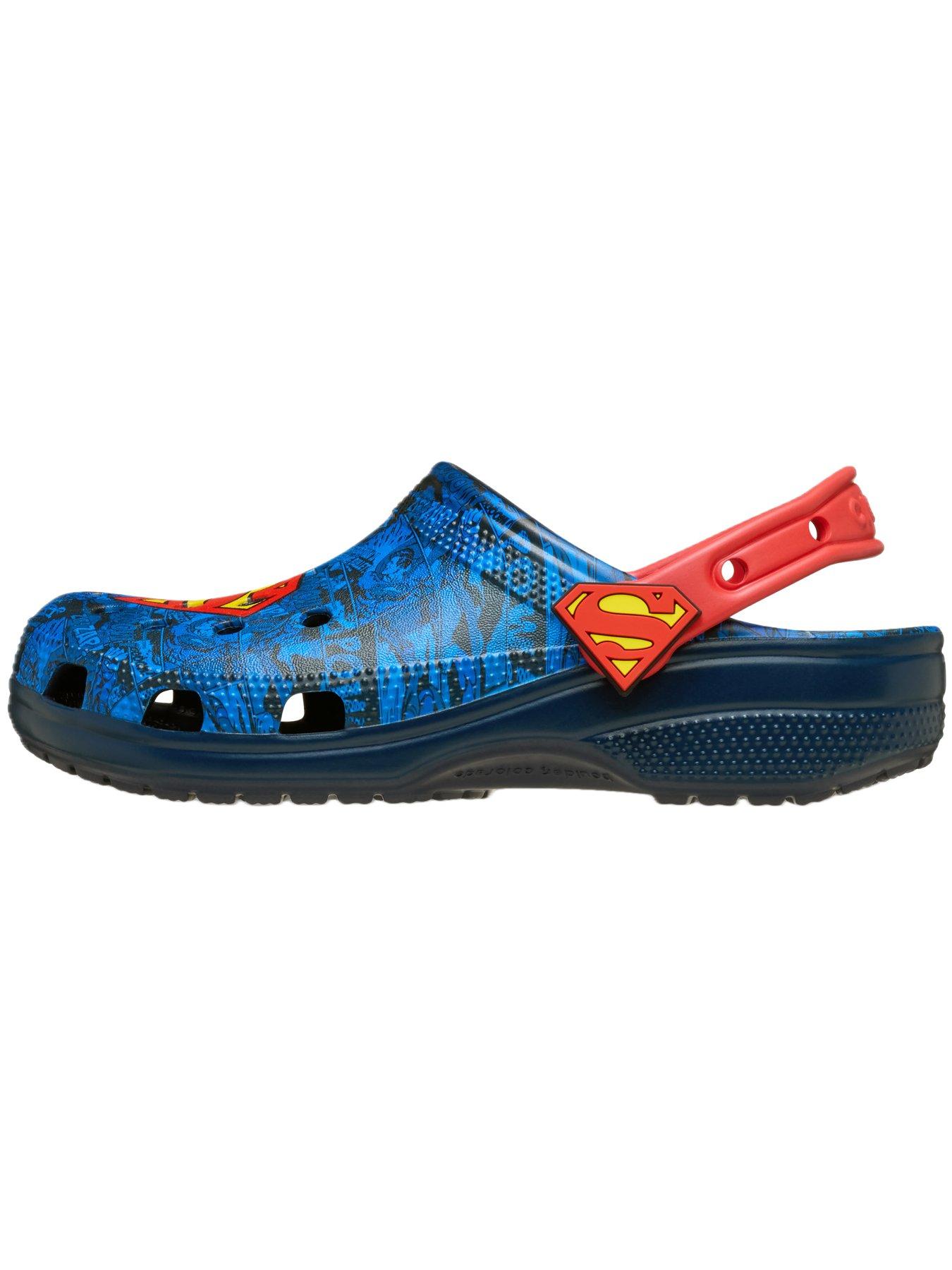 Image 5 of 6 of Crocs Men's Superman Classic Clog Sandal - Blue / Red