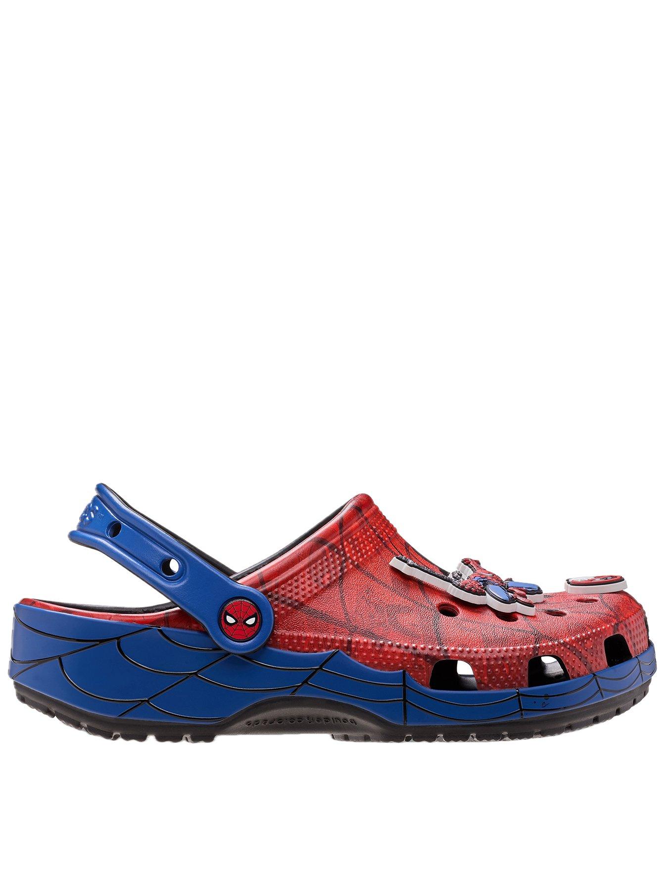 Crocs Men's Spiderman Web Classic Clog Sandal
