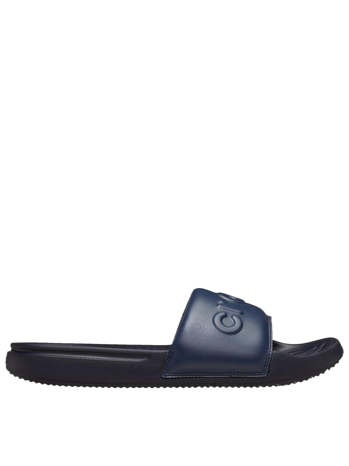 Crocs Men's All Day Slide, Navy, Size 12, Men