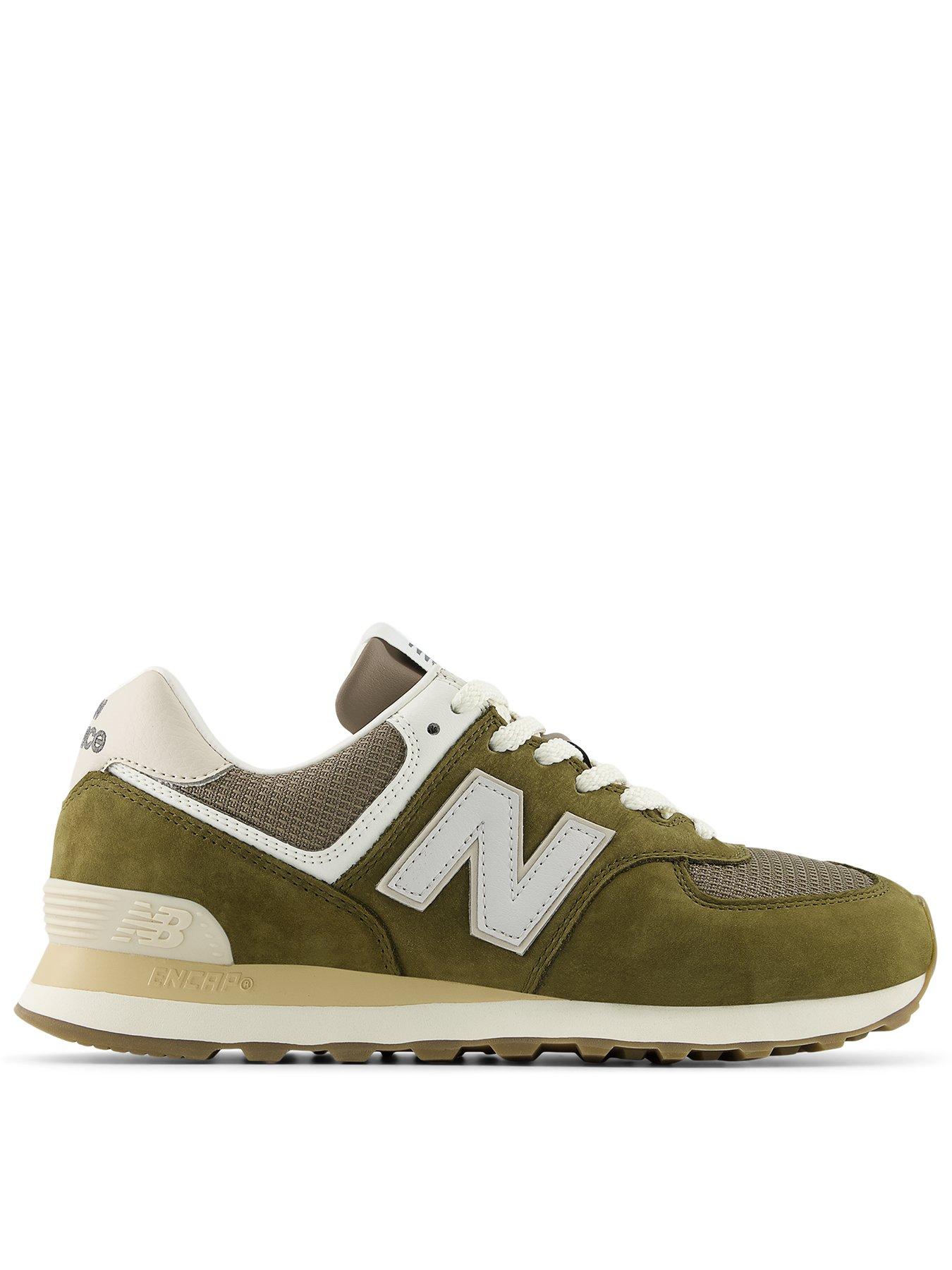 Image 1 of 7 of New Balance Unisex 574 Trainer - Khaki