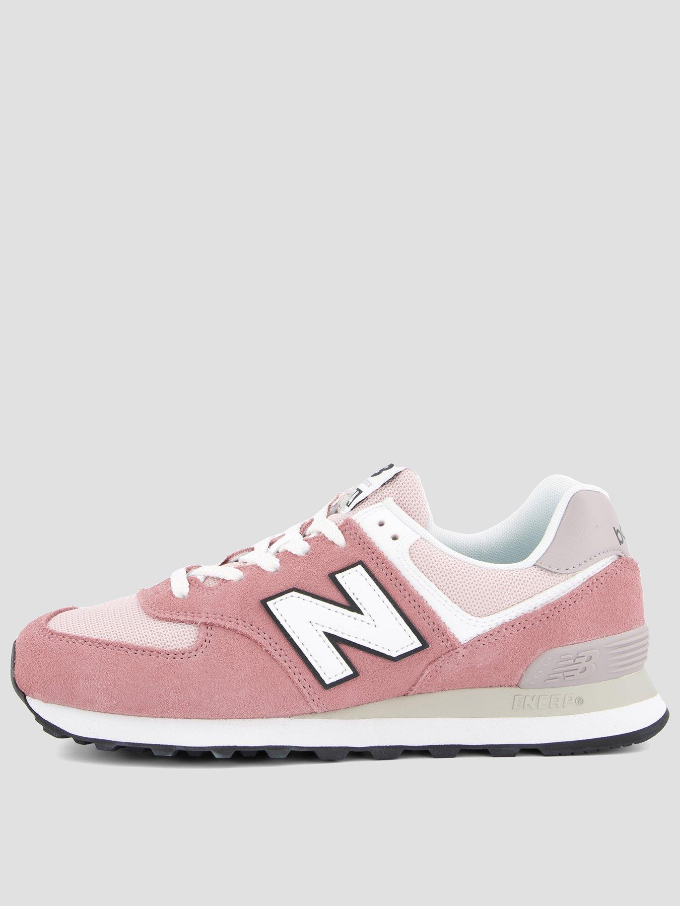 New Balance Unisex 574 Trainer, Pink, Size 6, Women
