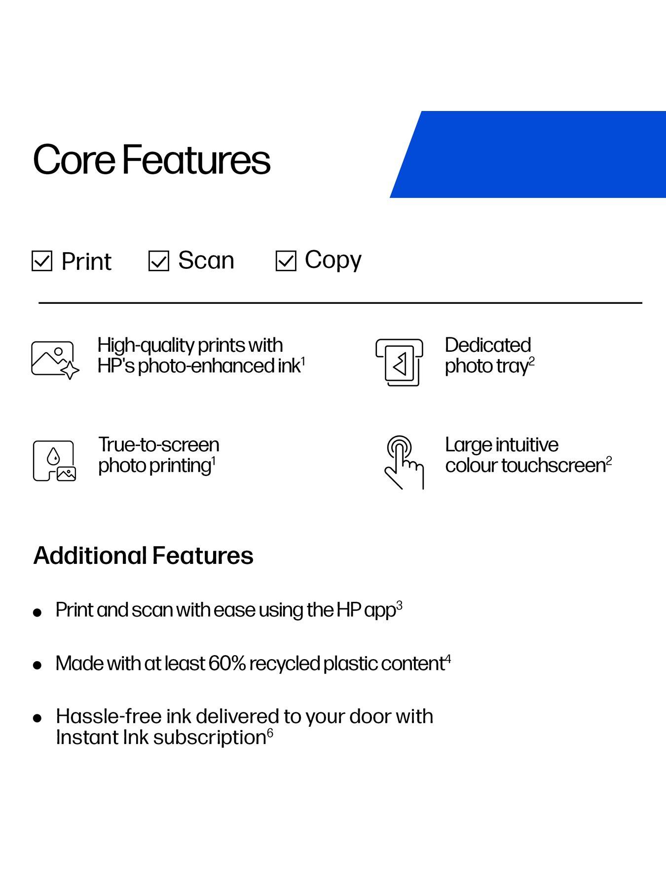 Image 5 of 7 of HP ENVY Photo 7230 Wireless All-in-One Colour Printer with 3 months free Instant Ink