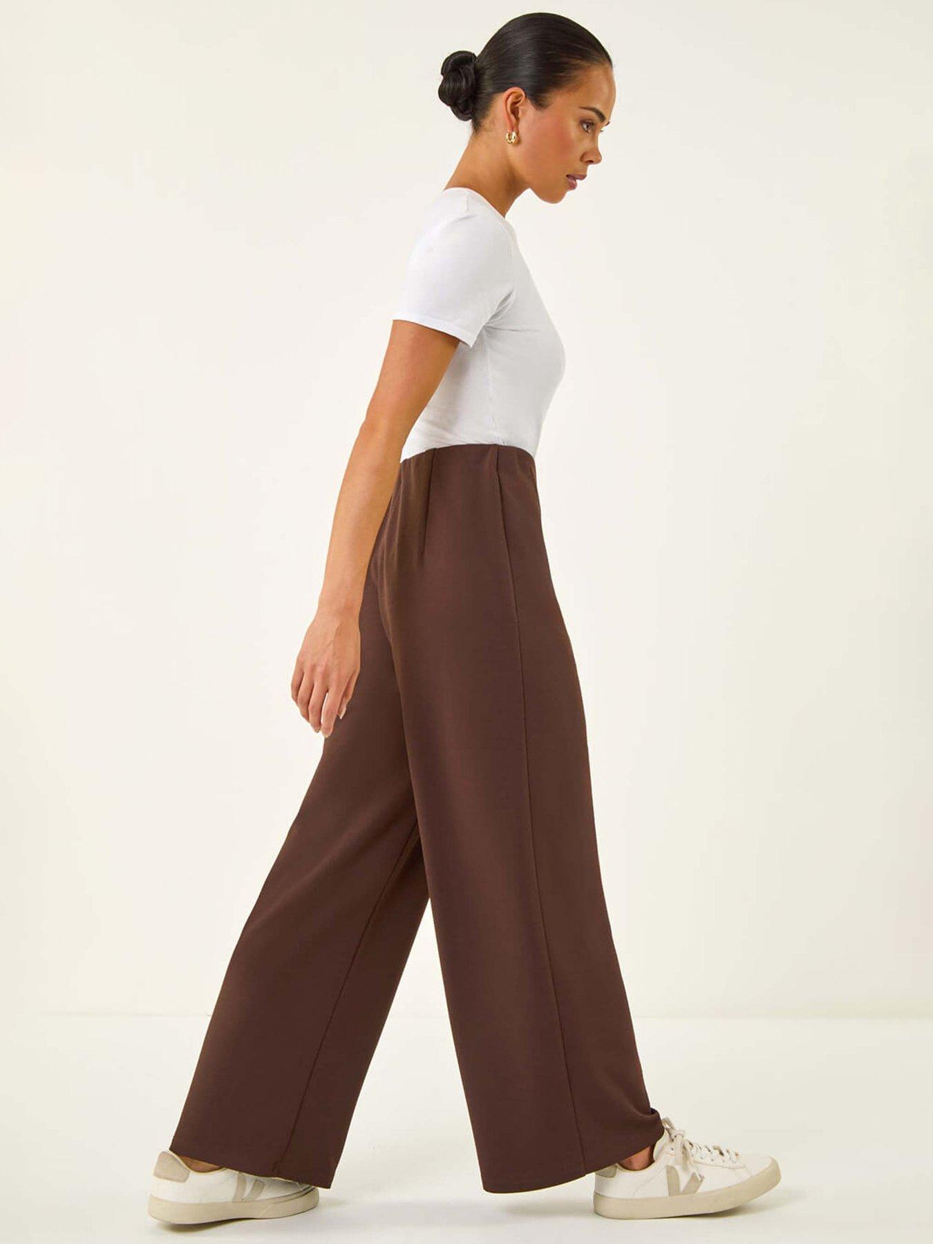 Image 4 of 5 of Roman Petite Wide Leg Stretch Trouser
