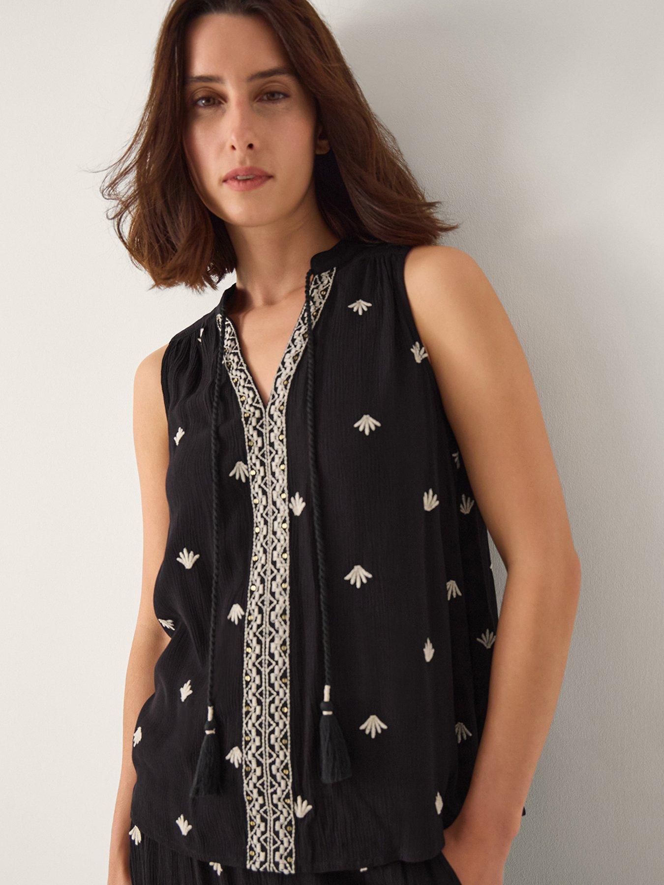 Monsoon Samara Emb Top