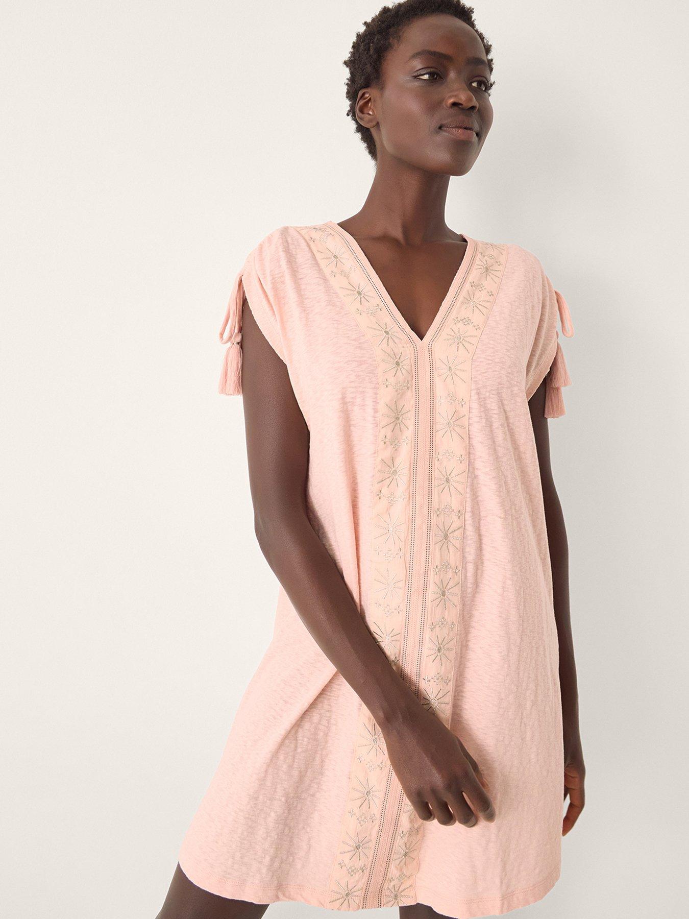 Image 3 of 4 of Monsoon Julie Emb Kaftan