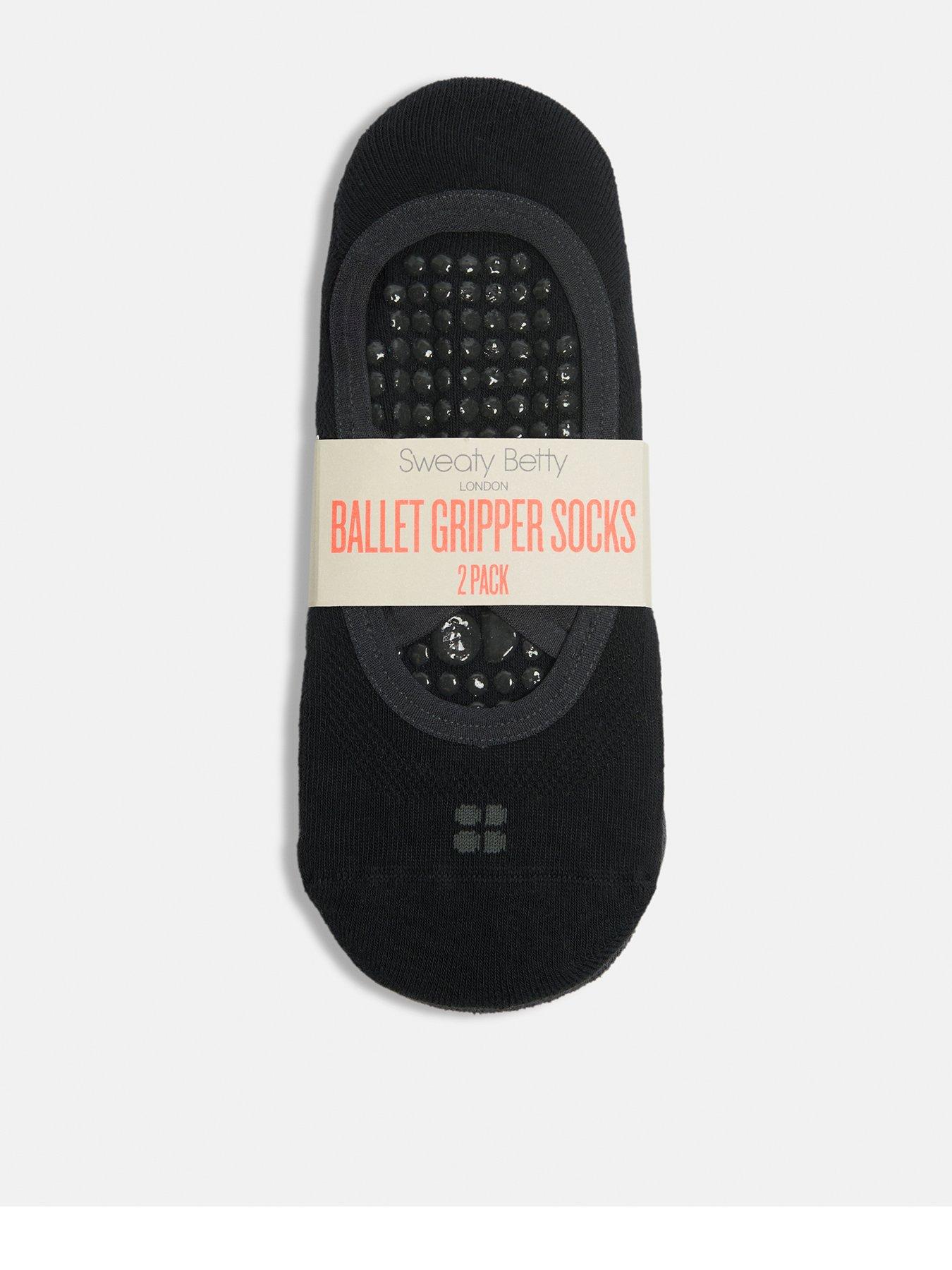 Sweaty Betty Womens Training Ballet Gripper Socks 2 Pack - Black