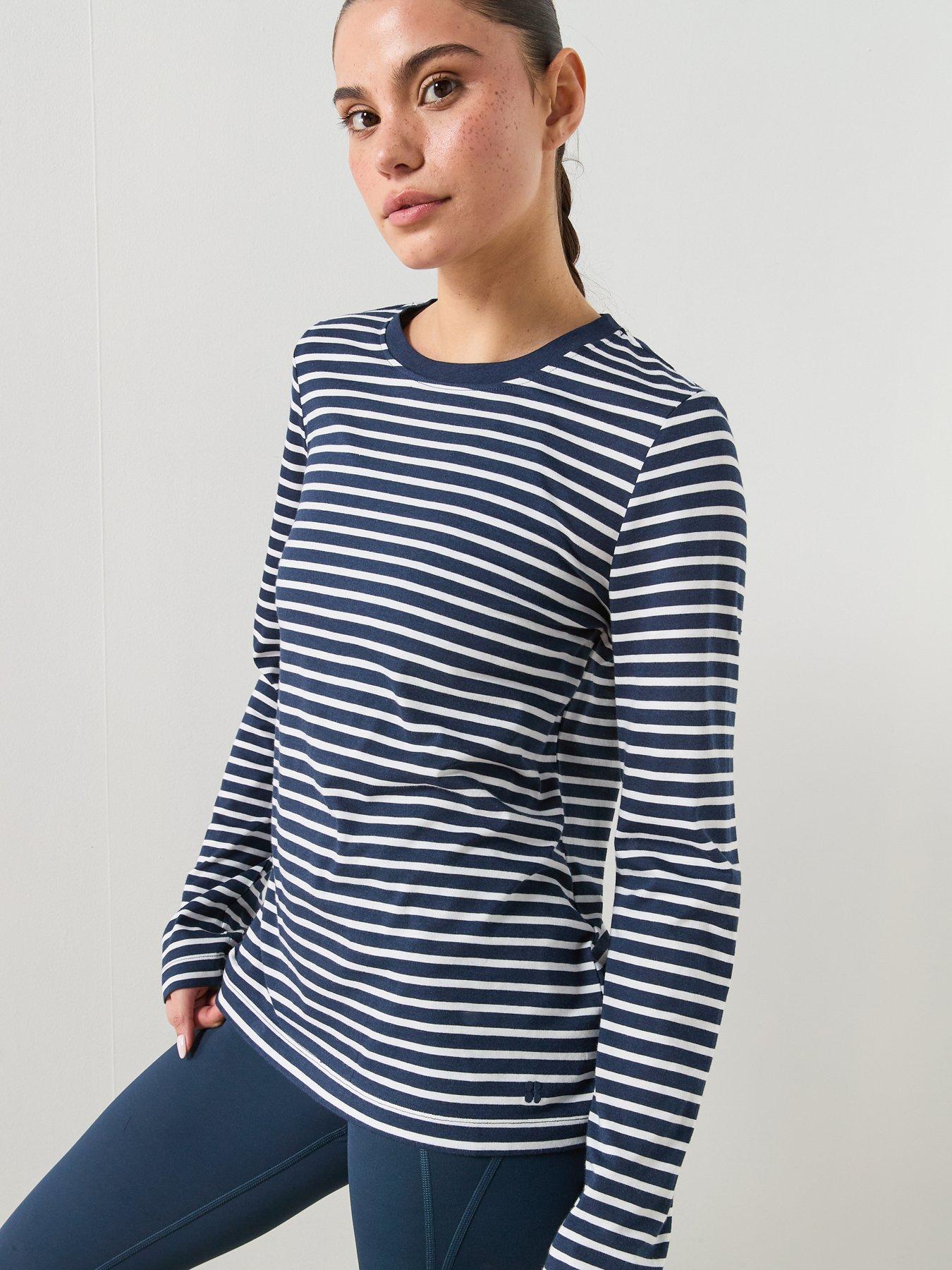 Sweaty Betty Womens Training Essential Long Sleeve T-Shirt - Blue