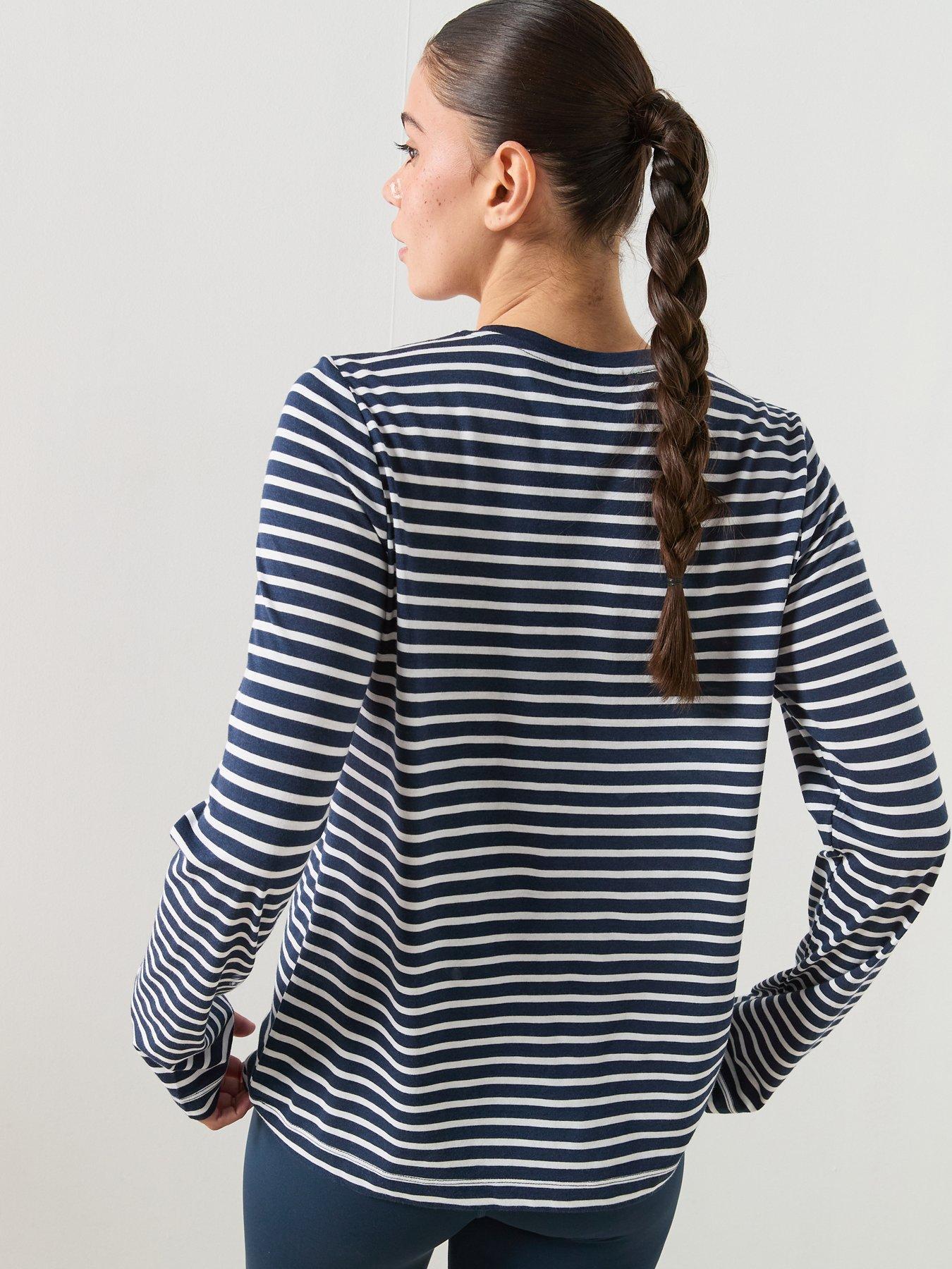 Image 2 of 6 of Sweaty Betty Womens Training Essential Long Sleeve T-Shirt - Blue