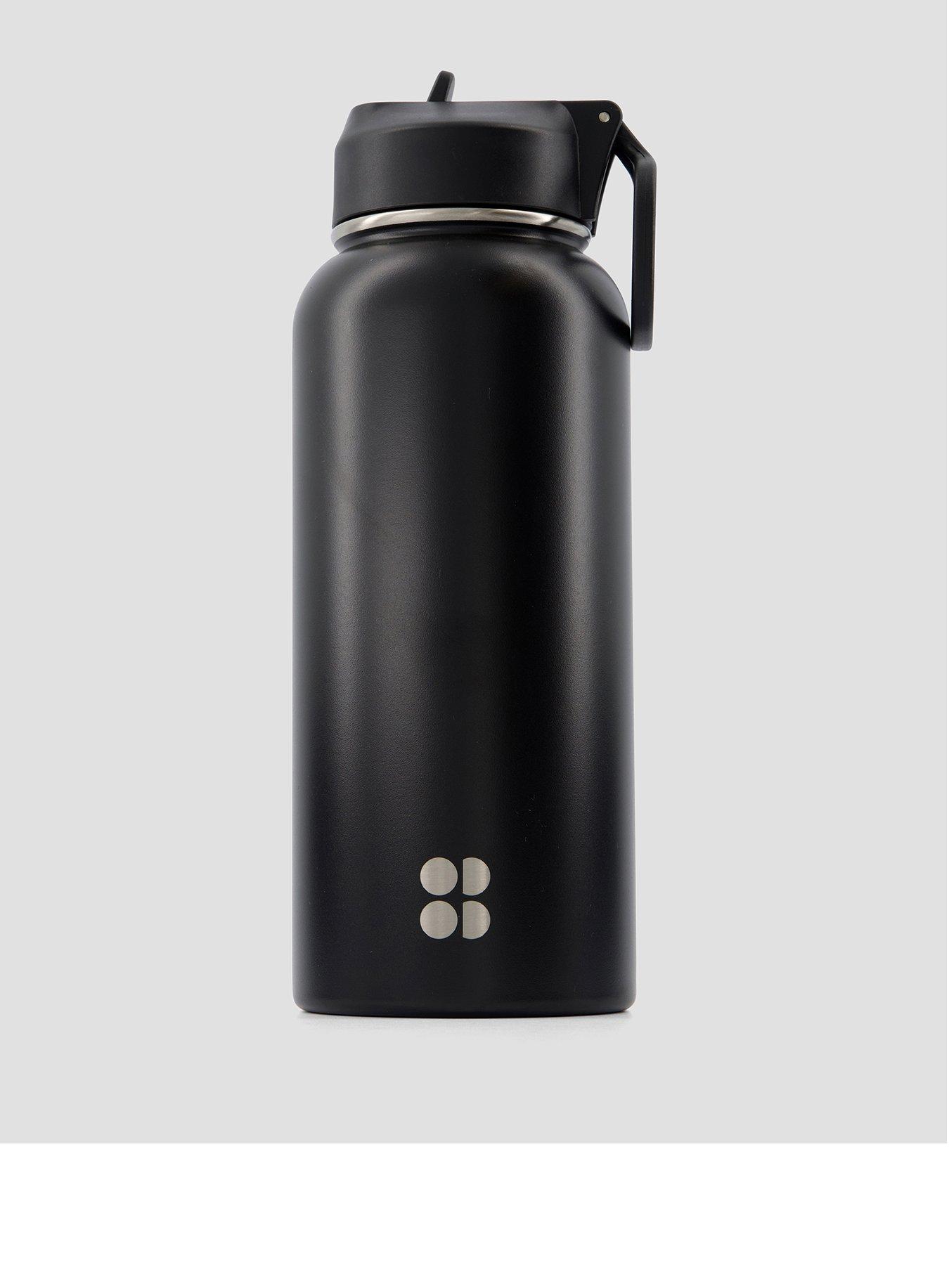 Sweaty Betty Womens Training Keep It Chill Straw Water Bottle 950ml - Black