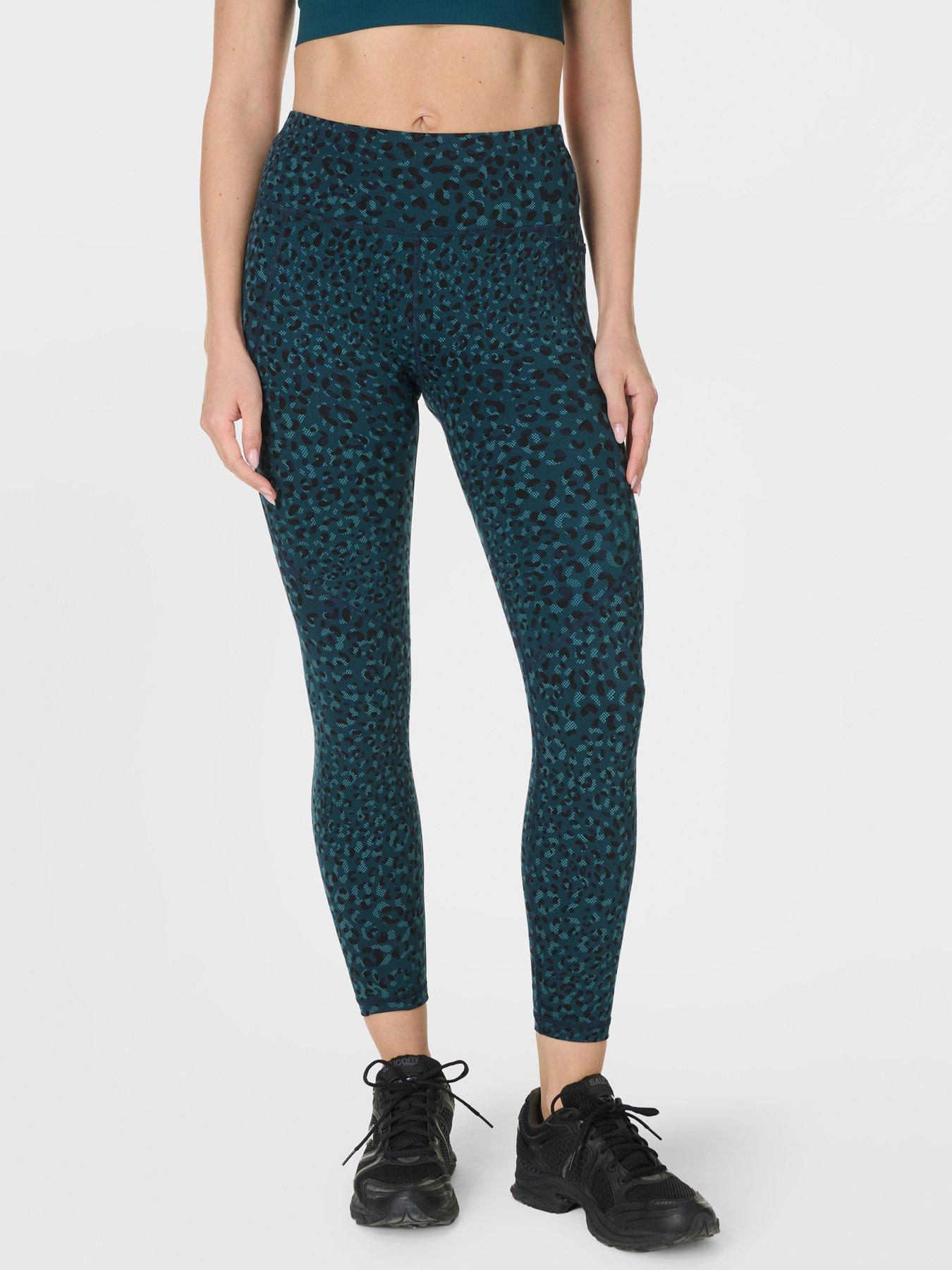 Sweaty Betty Womens Training Power 7/8 Workout Leggings, Blue, Size 4Xl, Women
