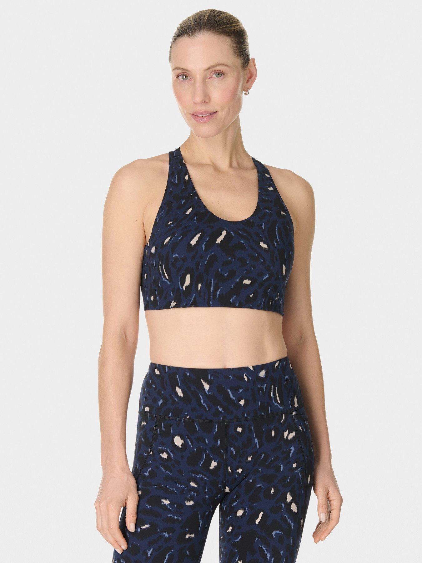Sweaty Betty Womens Training Power Racer Bra, Blue, Size 2Xl, Women