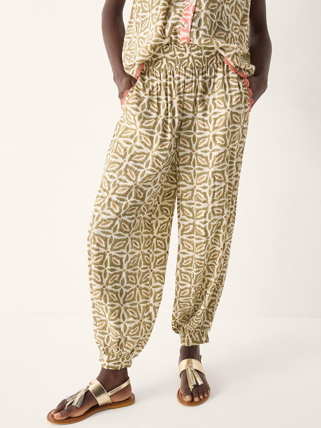 Monsoon Elma Printed Trousers
