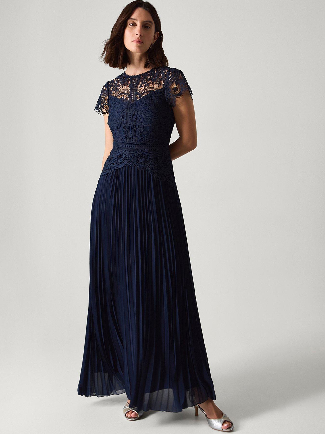 Monsoon Monica Pleat Dress