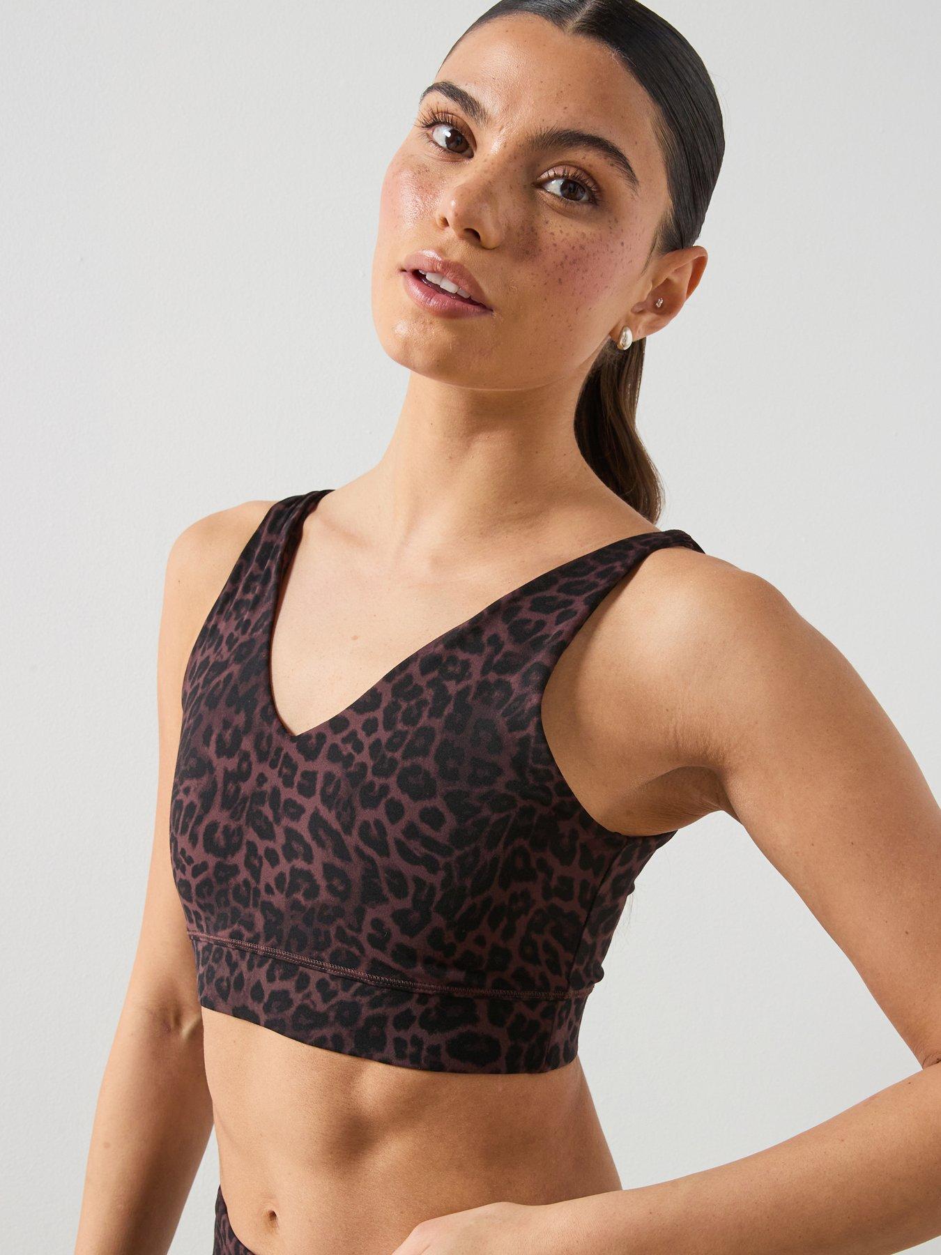 Image 1 of 6 of Sweaty Betty Womens Training Ultimate Studio Voop Bra - Brown