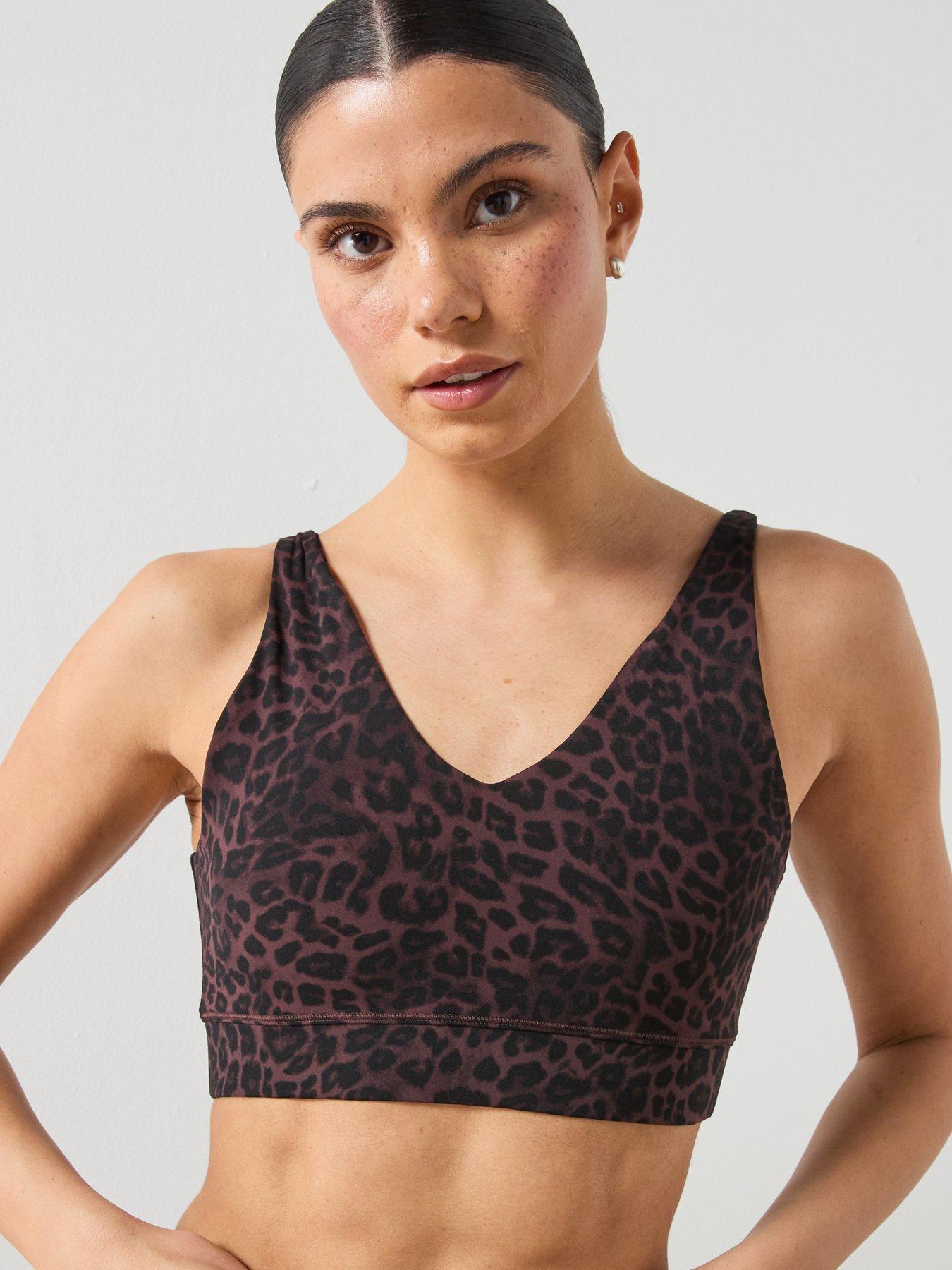Image 5 of 6 of Sweaty Betty Womens Training Ultimate Studio Voop Bra - Brown