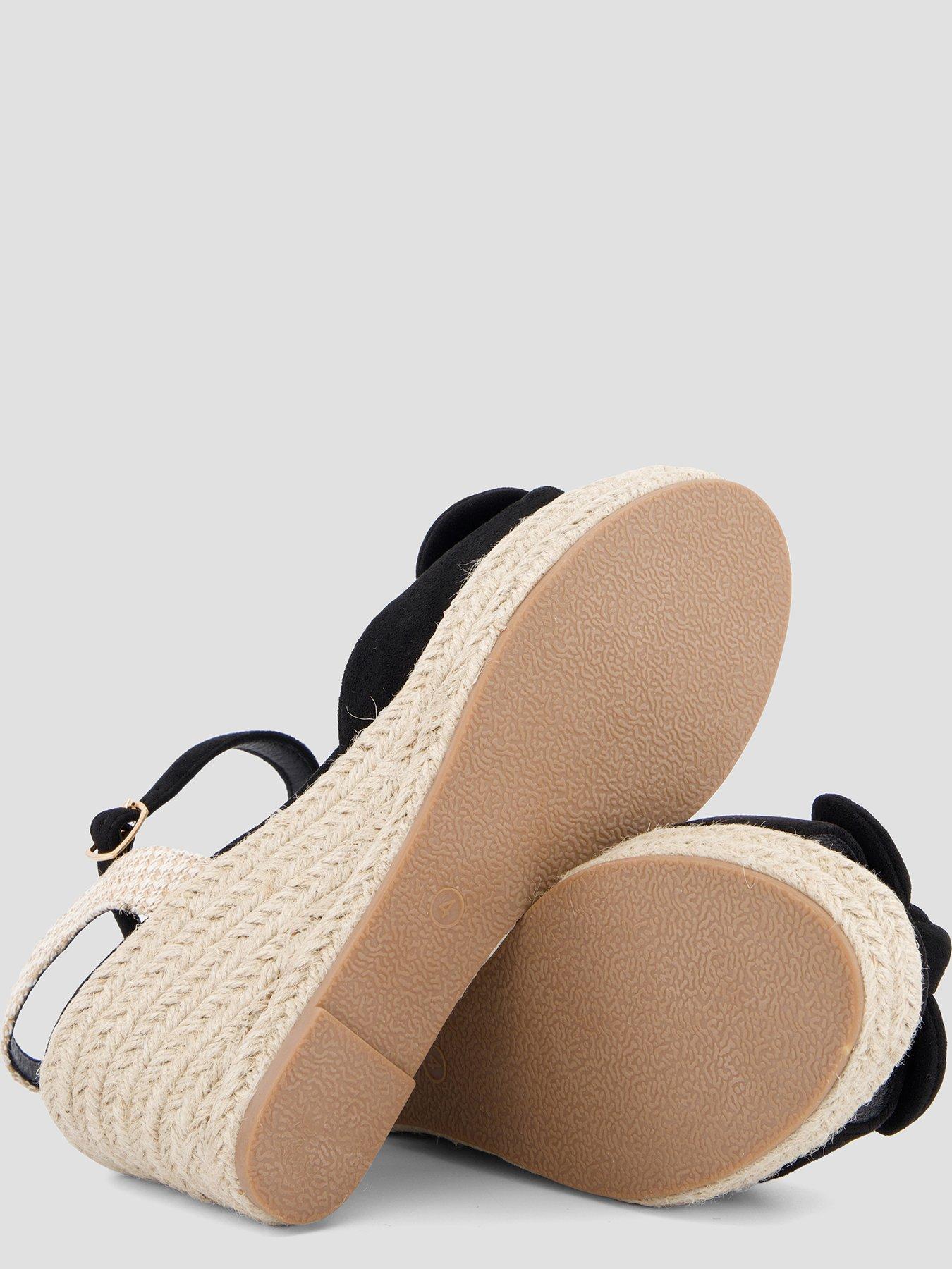 Image 4 of 6 of The Very Collection EXTRA WIDE WEDGE SANDAL