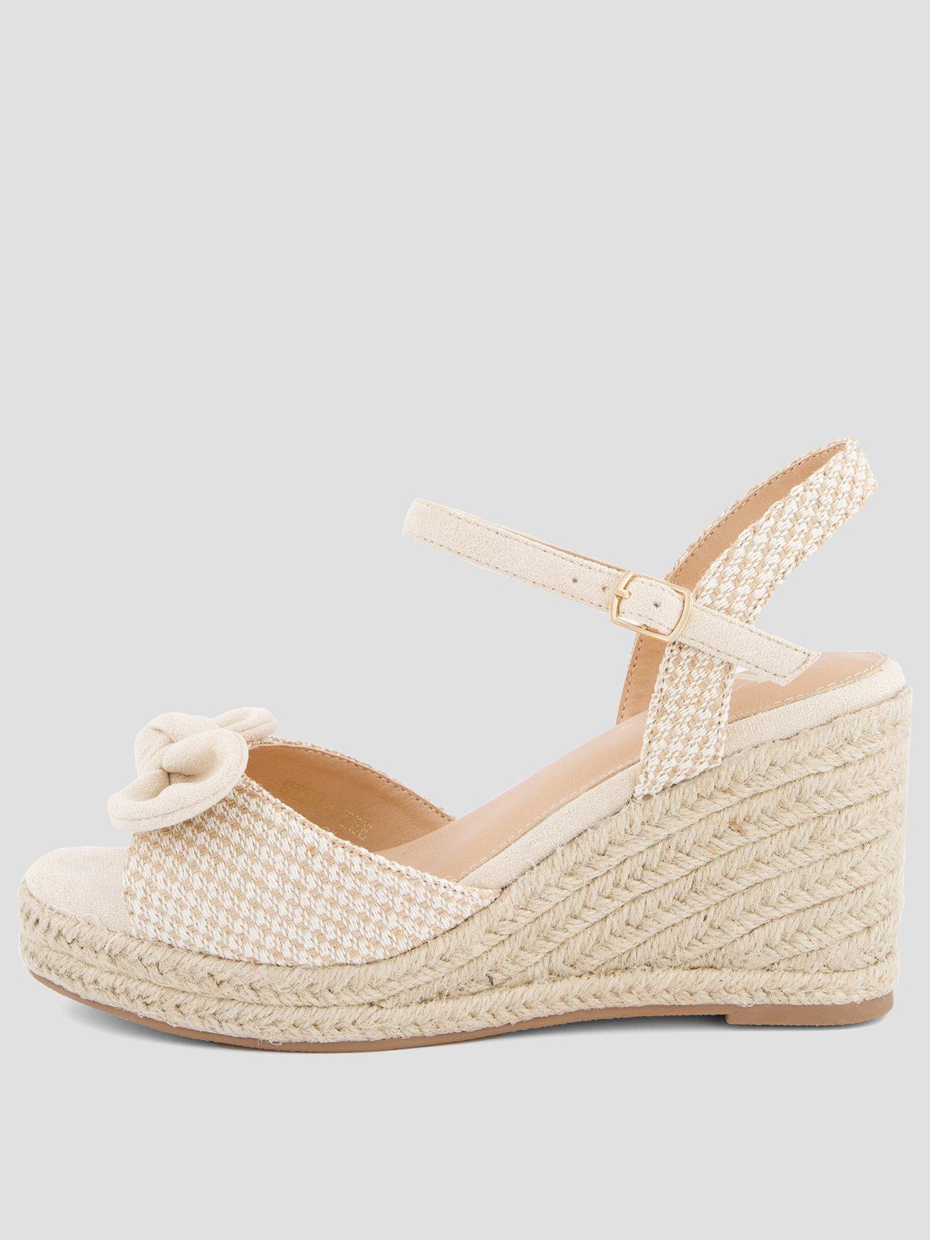 Image 2 of 7 of The Very Collection EXTRA WIDE WEDGE SANDAL